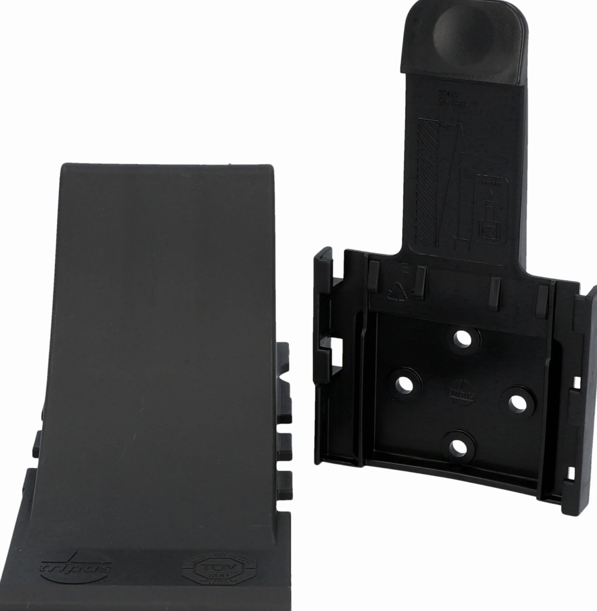 Unitec 10345 klin pod koła wraz z uchwytem