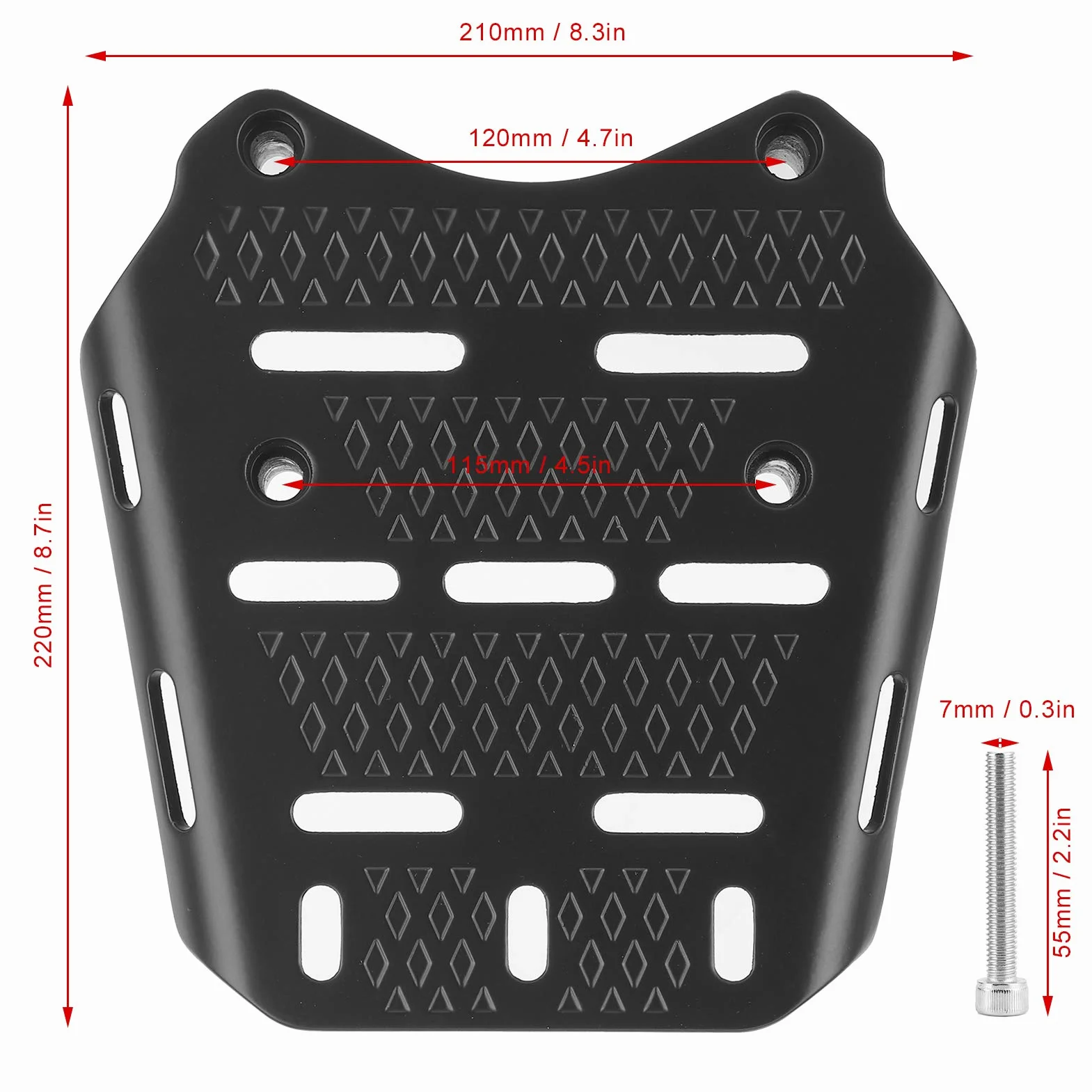 Aluminiowy bagażnik tylny do PCX 125 150 2014-2019