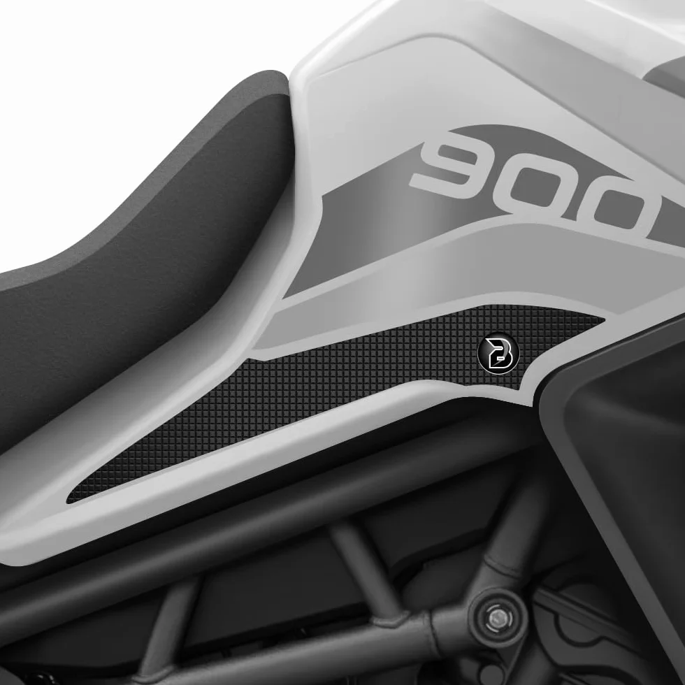 BLOQ Uchwyty do zbiornika motocyklowego TRIUMPH TIGER 900 GT (2020-) Tacky Grip czarne