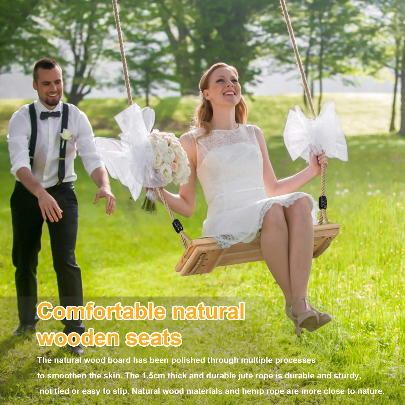 PELLOR Huśtawka dla dzieci Dorosły Agres Wiszące Siedzenie Swing Outdoor Drzewo Drewniane Gry Suwnica Zjeżdżalnia Na zewnątrz Wnętrze