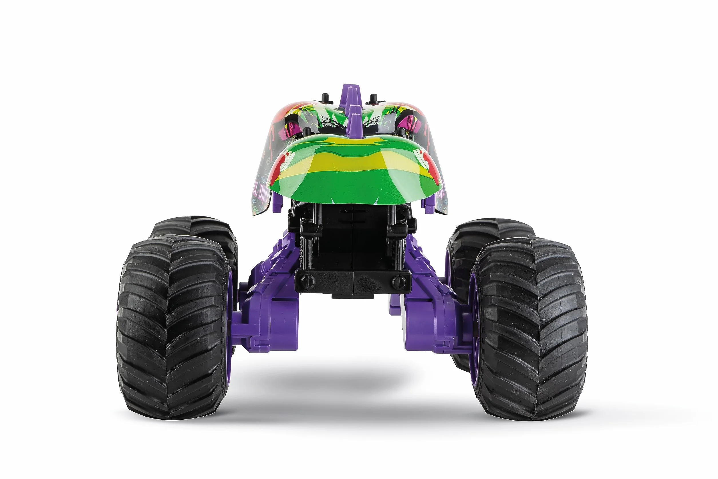 Carrera 370160146 Carrera RC Mega Wheel Dino Imponujące 360 akrobacji i spektakularne pokazy świetlne napęd na wszystkie koła i wysokiej jakości technika niesamowite wrażenia terenowe