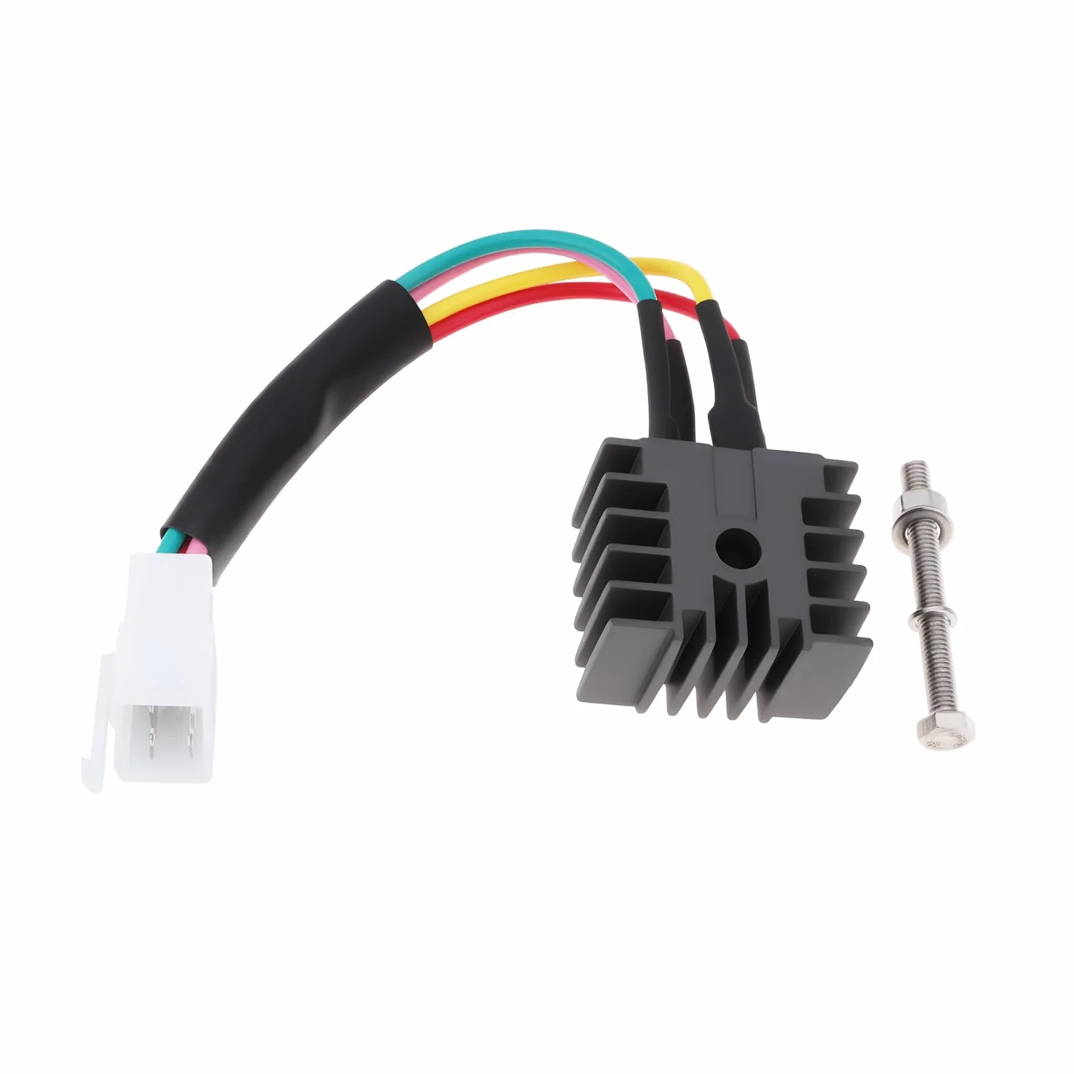 SG Store Regulator prostownika motocyklowego 4PIN 6 V 31700-102-701 31700-102-731Kompatybilny z Honda CB125 CB125S CL125 CT90 CL100 XL100 CB175 CL175 CL200