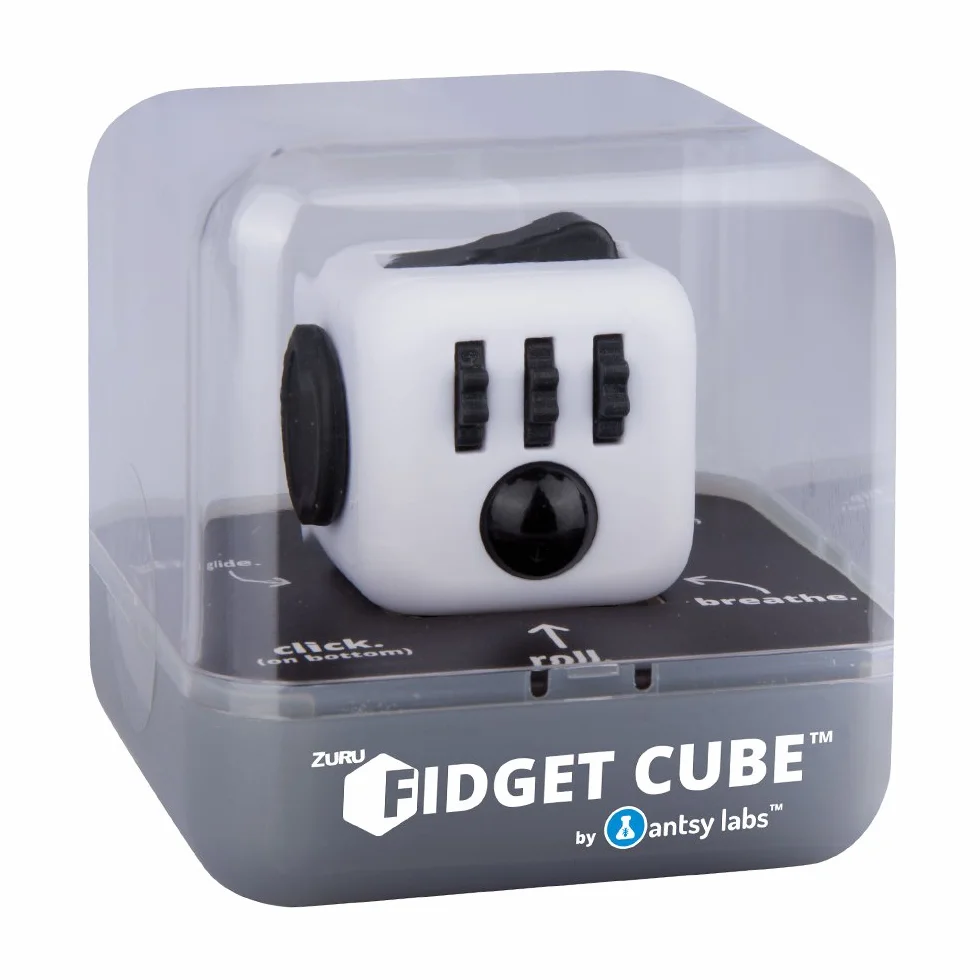 Zuru antsy labs Oryginalna kostka Fidget Cube, czerwona - narzędzie ostrości dla niespokojnych rąk, w wieku od 3 do 99 lat