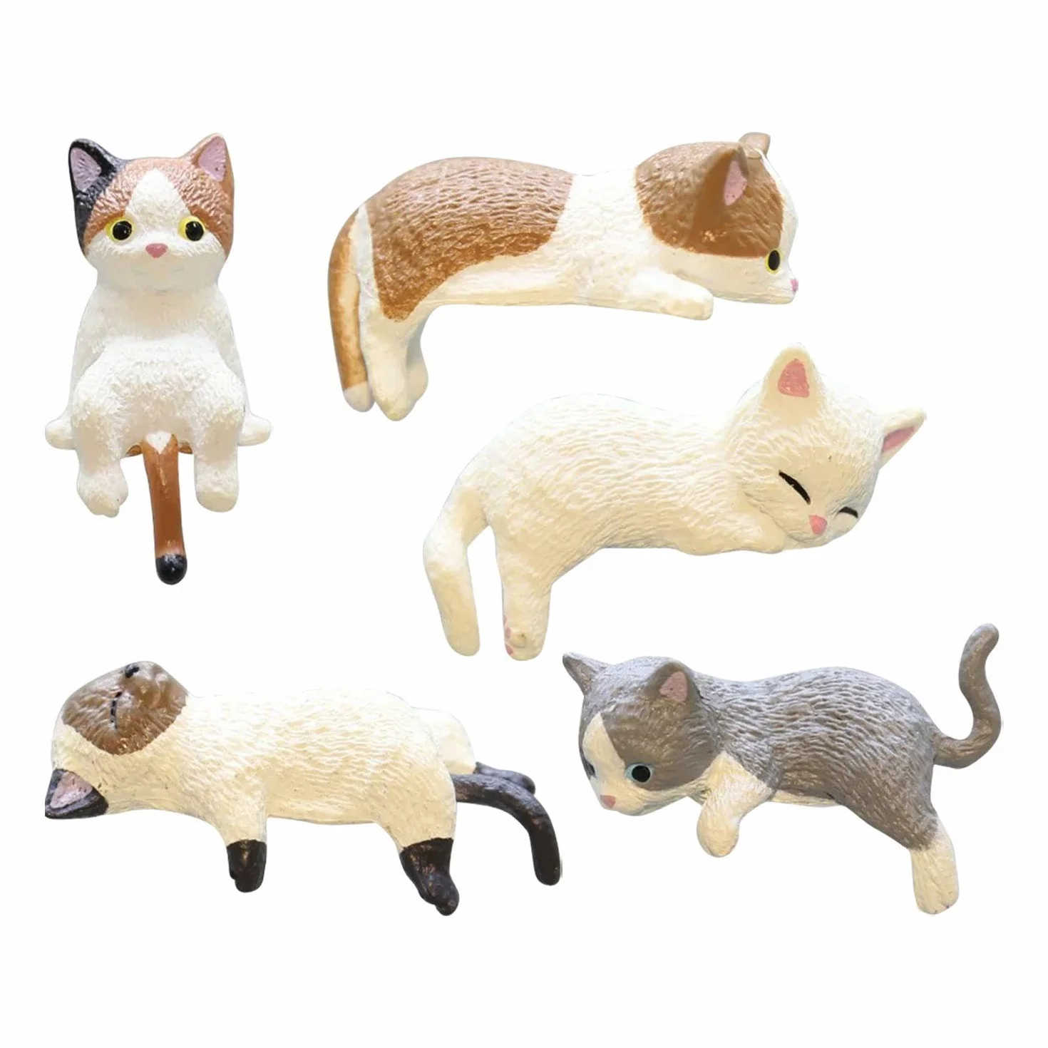 Miniaturowe ozdoby kota na ekran samochodu, kreatywne dekoracje samochodowe