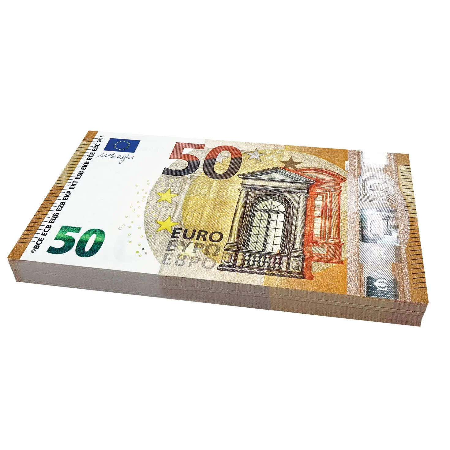Scratch Cash 100 x 50 euro Money to Play (rozmiar zredukowany do 75% w porównaniu do prawdziwych)