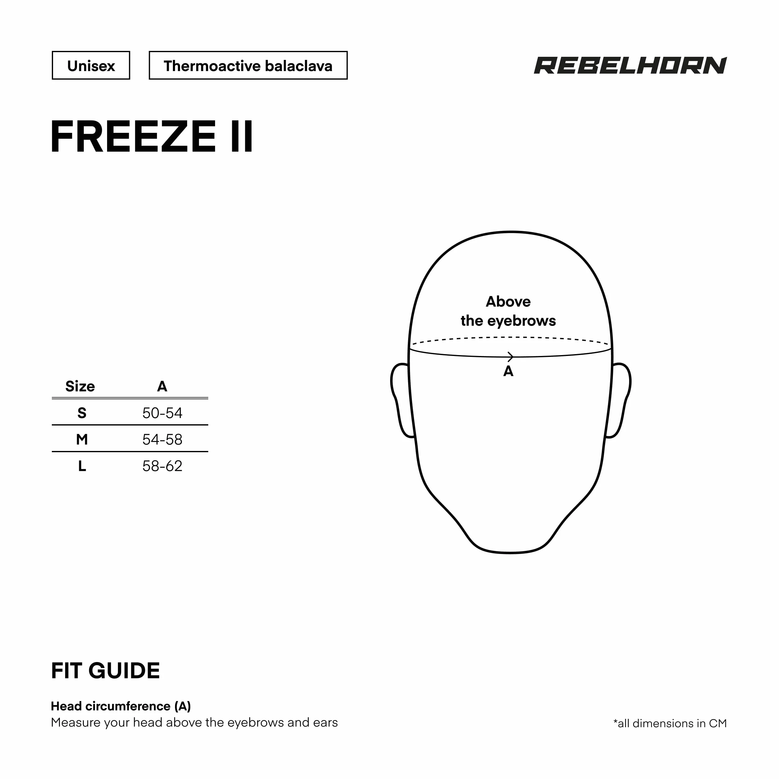 Rebelhorn Freeze 2 Kominiarka motocyklowa