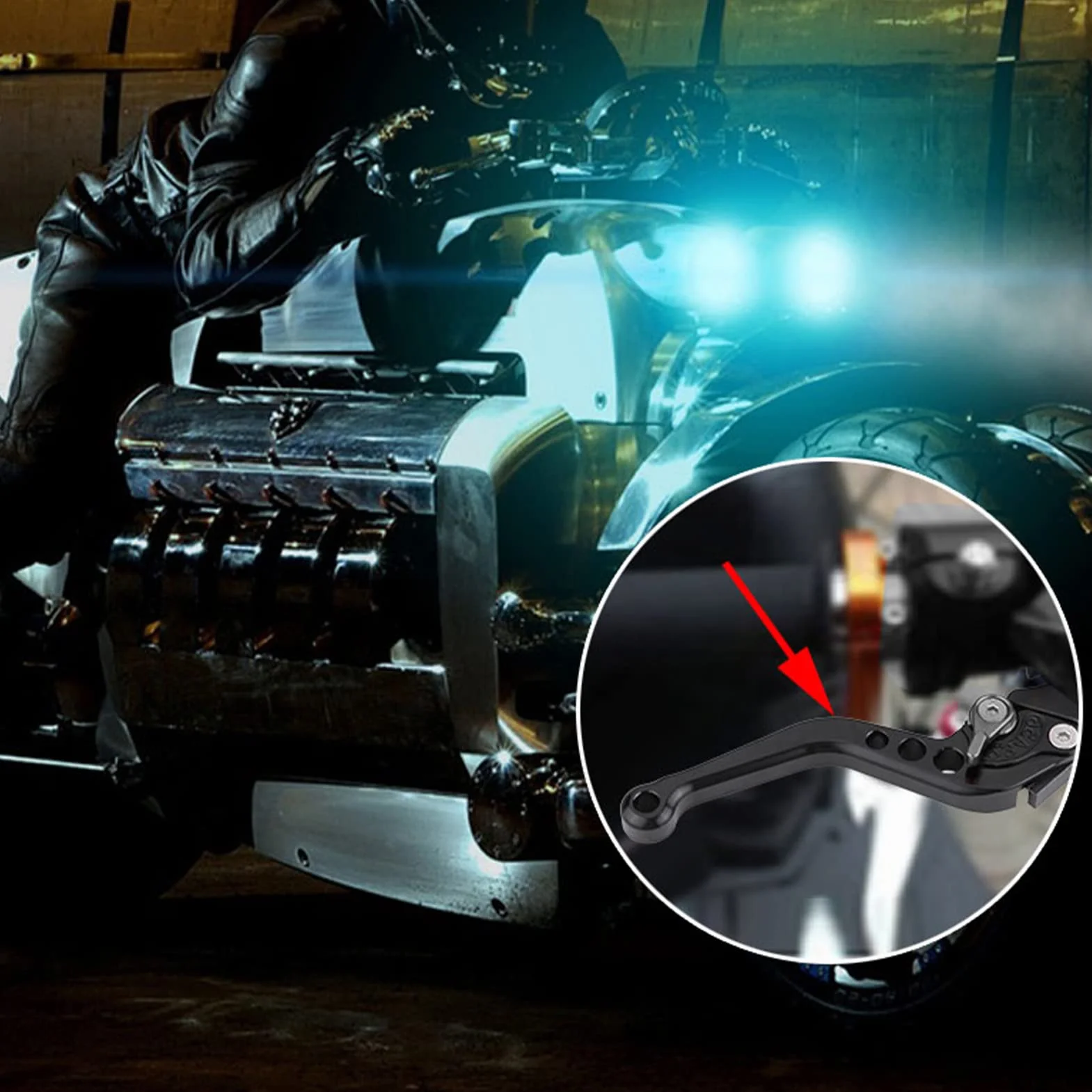 Keenso dźwignia sprzęgła 7/8 (22 mm) uniwersalna do motocykla