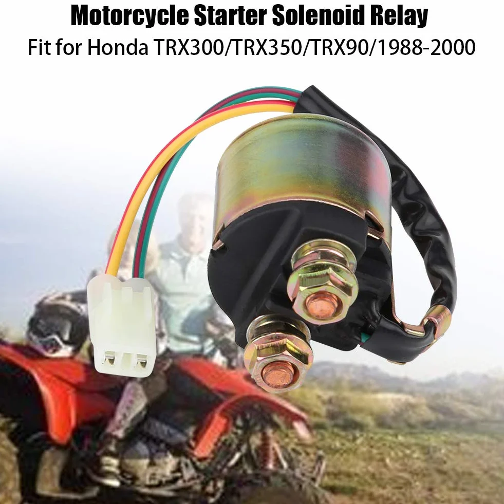 Przekaźnik Elektromagnetyczny Rozrusznika Motocykla Yctze TRX300 TRX350 TRX90 1988-2000