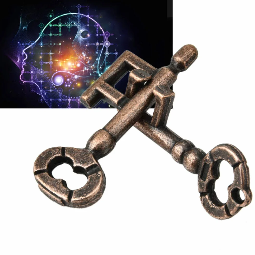 IQ Teaser Unlock Toy, Gry Logiczne dla Dorosłych Inteligentna Blokada Puzzle Klamra Zabawka Edukacyjna Blokada Klawiszy