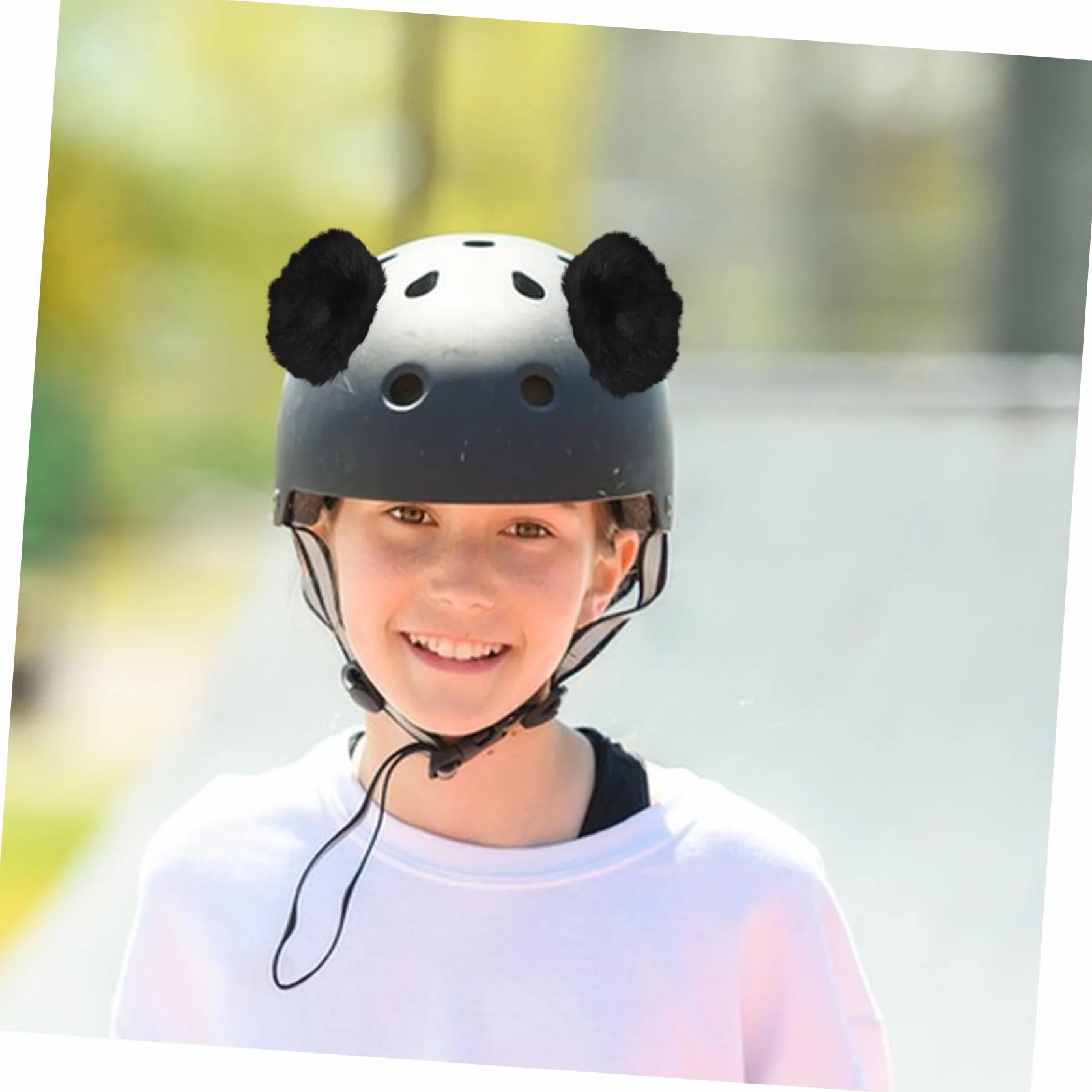 Topper Bear Soft Helmet Ornament Ozdoby Dla Kobiet