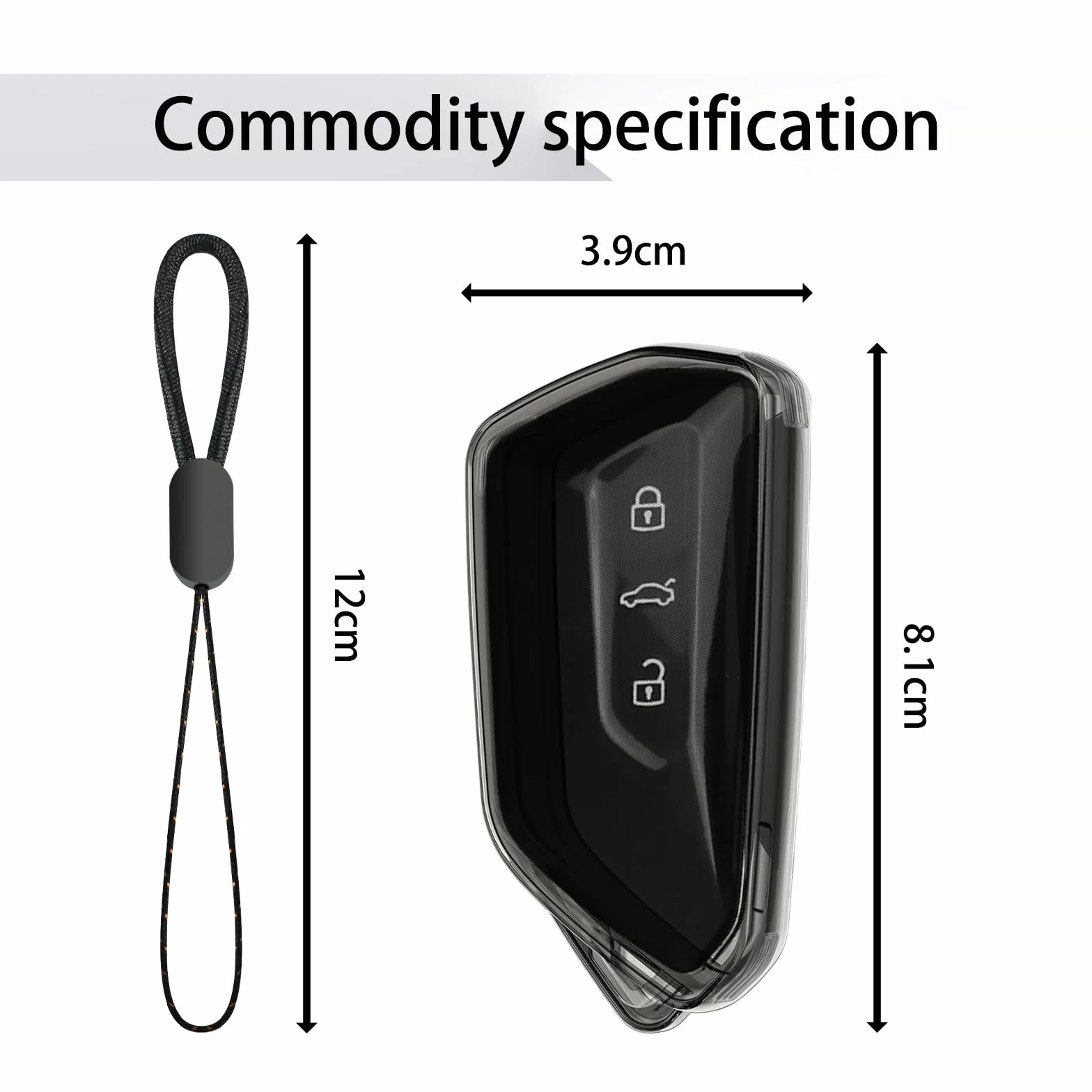 Etui na kluczyki do VW Golf 8, ID.4, ID.3, Golf R, Golf GTI, etui na kluczyki samochodowe do Skoda Octavia 4 IV Enyaq iV, Seat Leon MK4 Cupra Leon Tarraco Ateca, akcesoria samochodowe