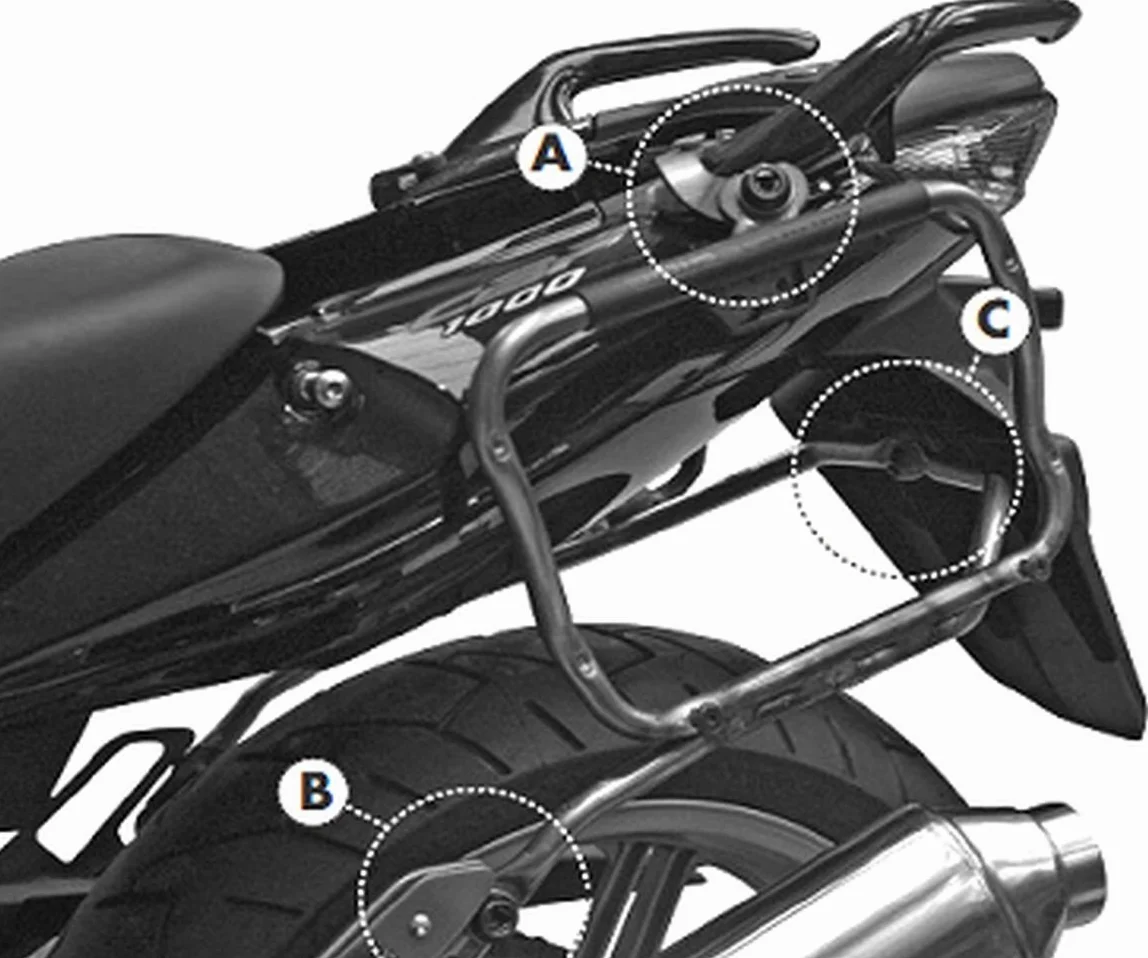GIVI PLXR174 Rapid bagażnik boczny z rur stalowych – zdejmowany
