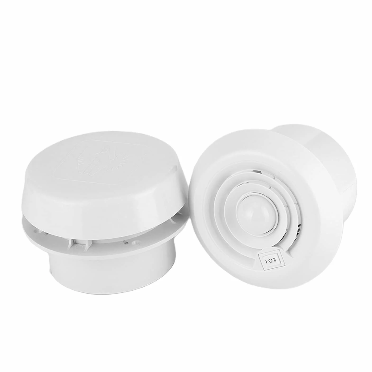Yosoo 12 V wentylator dachowy 5000 obr./min LED wentylator sufitowy wentylacja okrągła do przyczepy kempingowej, samochodu dostawczego, vana