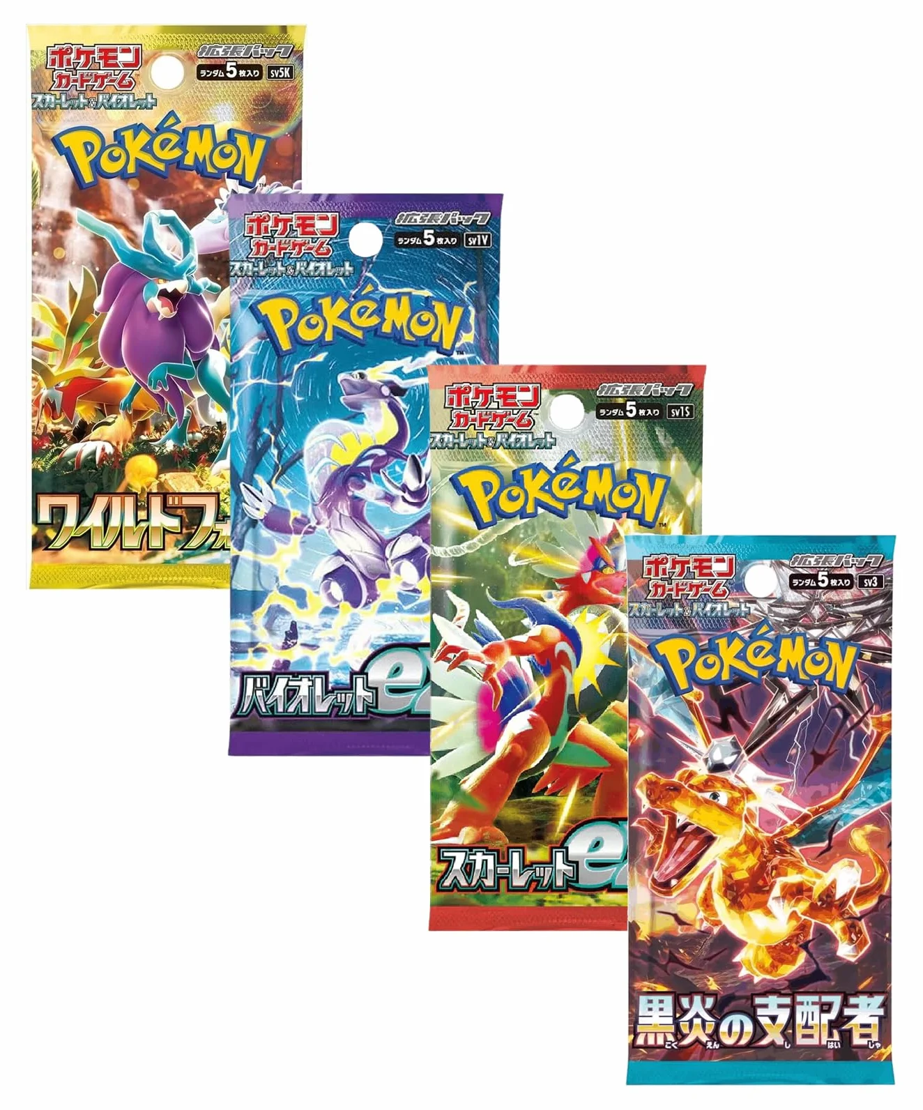Titan Cards: 4 Pakiety Pokémon, Pakiet Pokemon Booster Bundle japońskie karty Pokémon, Uwierzytelnienie tytanu