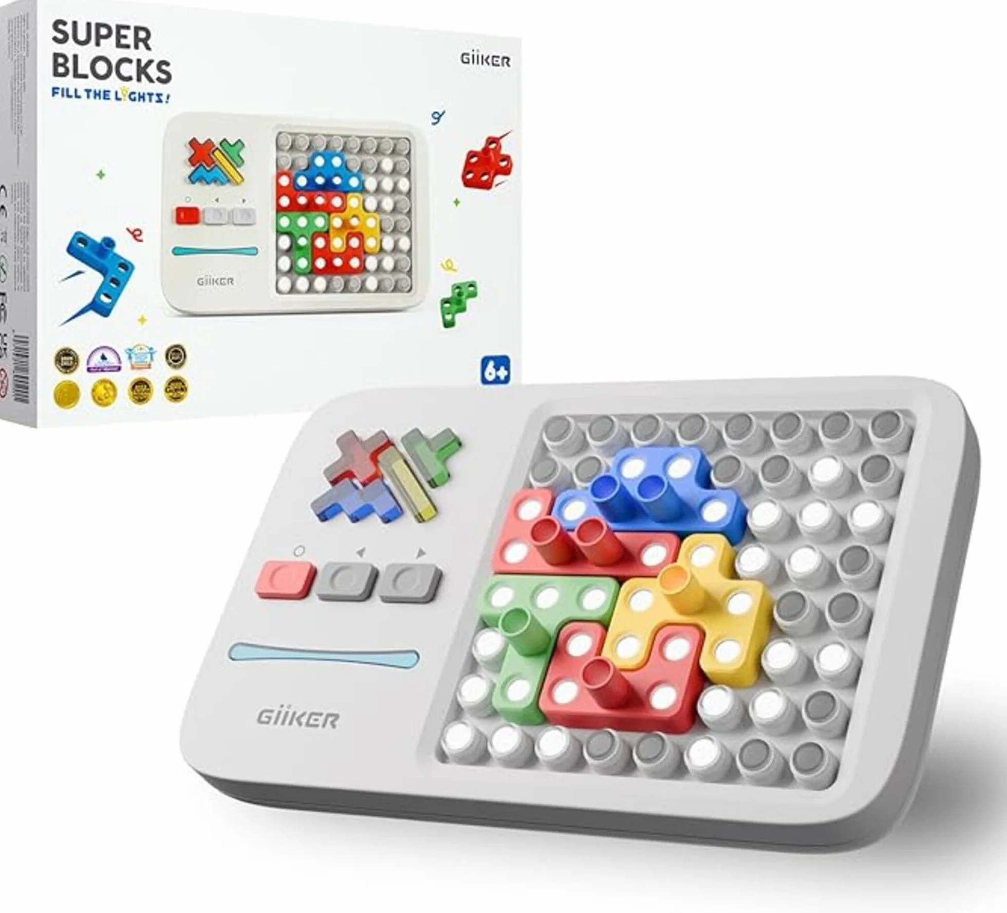 GIIKER Super Blocks Puzzle Gry - Gra logiczna - Gra podróżna