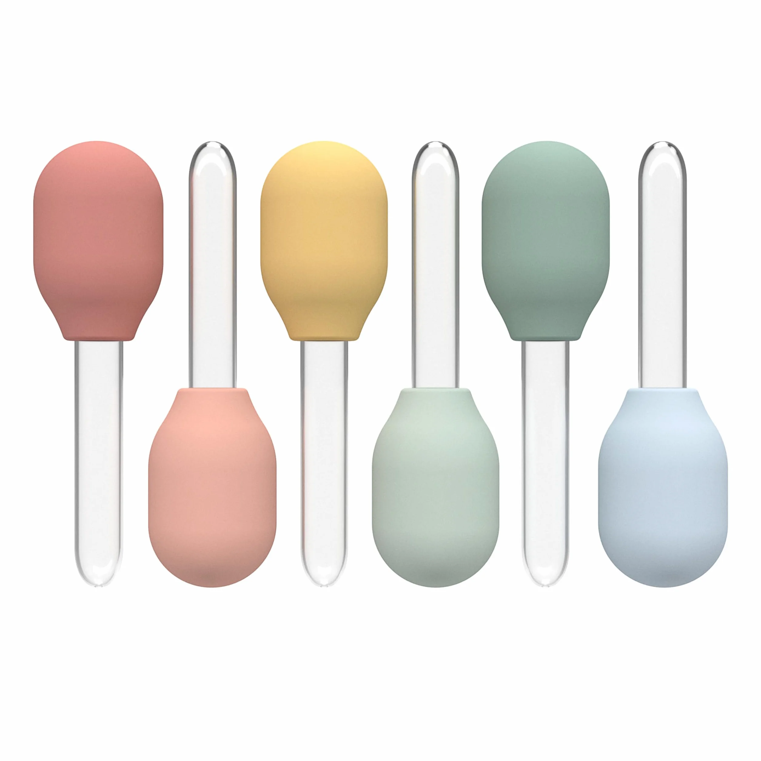 Inspire My Play 6 x pastelowe pipety dla dzieci, zakraplacz do pipet – zabawki sensoryczne i akcesoria do zabawy