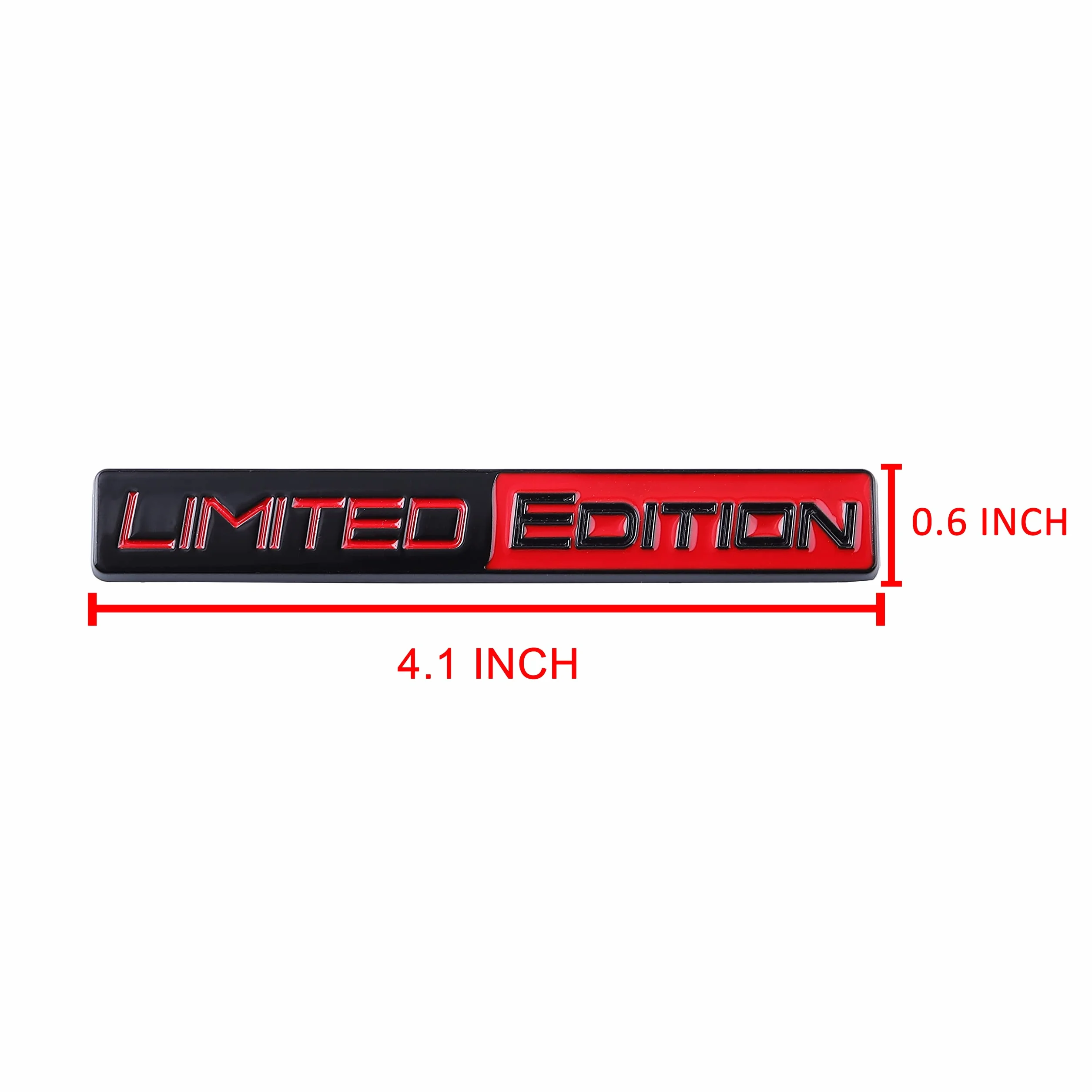 2 szt. limitowana edycja emblemat odznaki samochodowe naklejka pasuje do samochodu Moto Truck (czarno-czerwona)
