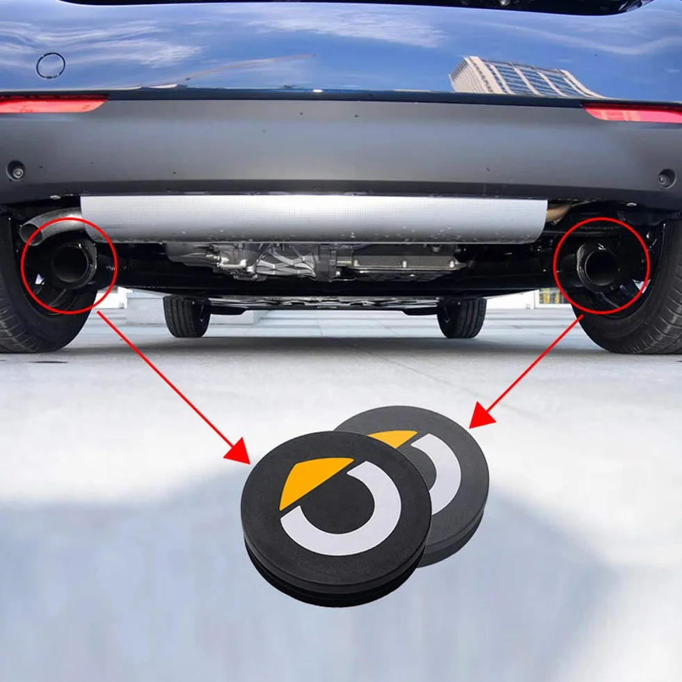 SHIFENG Do Smart fortwo forfour 453 451 450 Gumowy zatyczka do tylnej części podwozia samochodowego, wodoodporna osłona węża, akcesoria samochodowe (czarny z logo C)