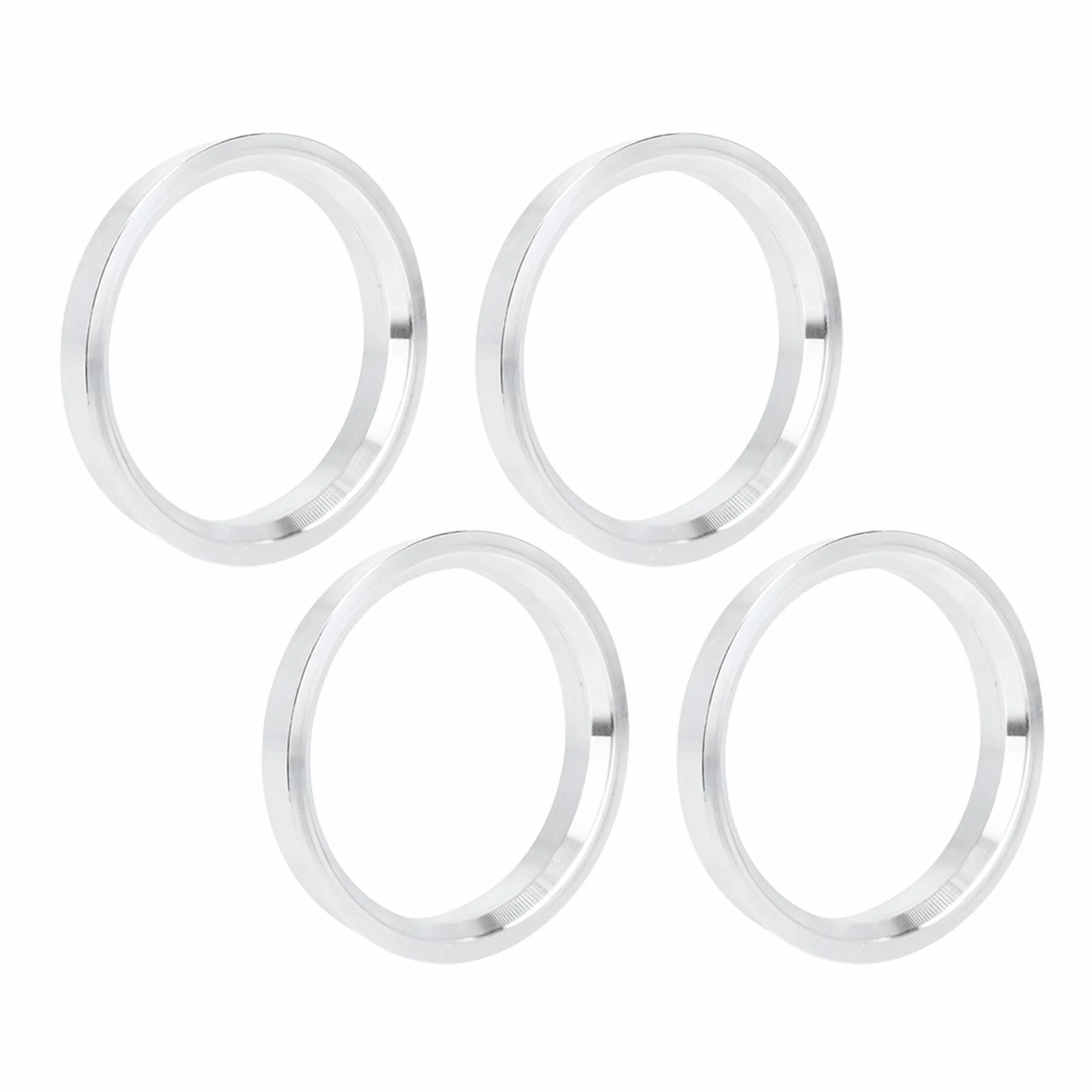 X AUTOHAUX 4Pcs 66.6 do 57.1 mm Aluminium Stop Samochodów Centralizowane koła