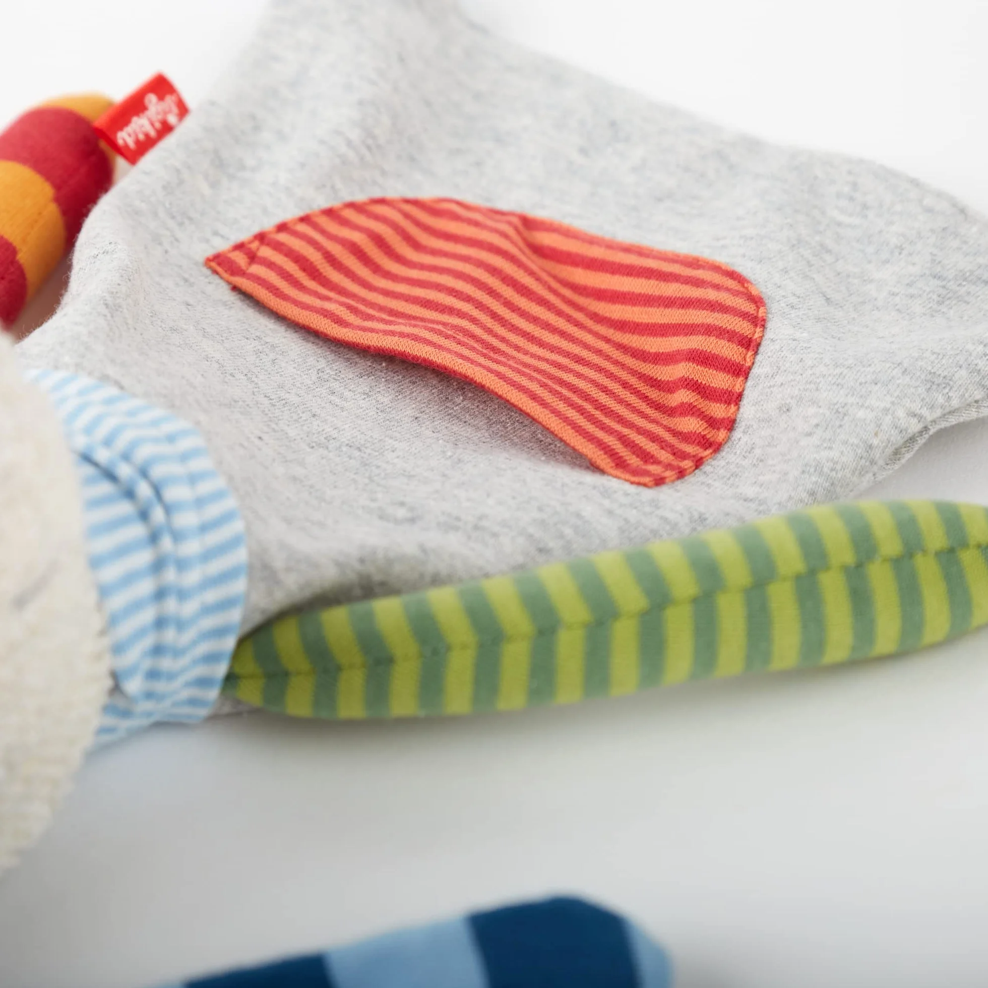 Sigikid 41274 koc, królik, Mädchen und Jungen, zabawka dla niemowląt, zalecana od urodzenia, wielokolorowa