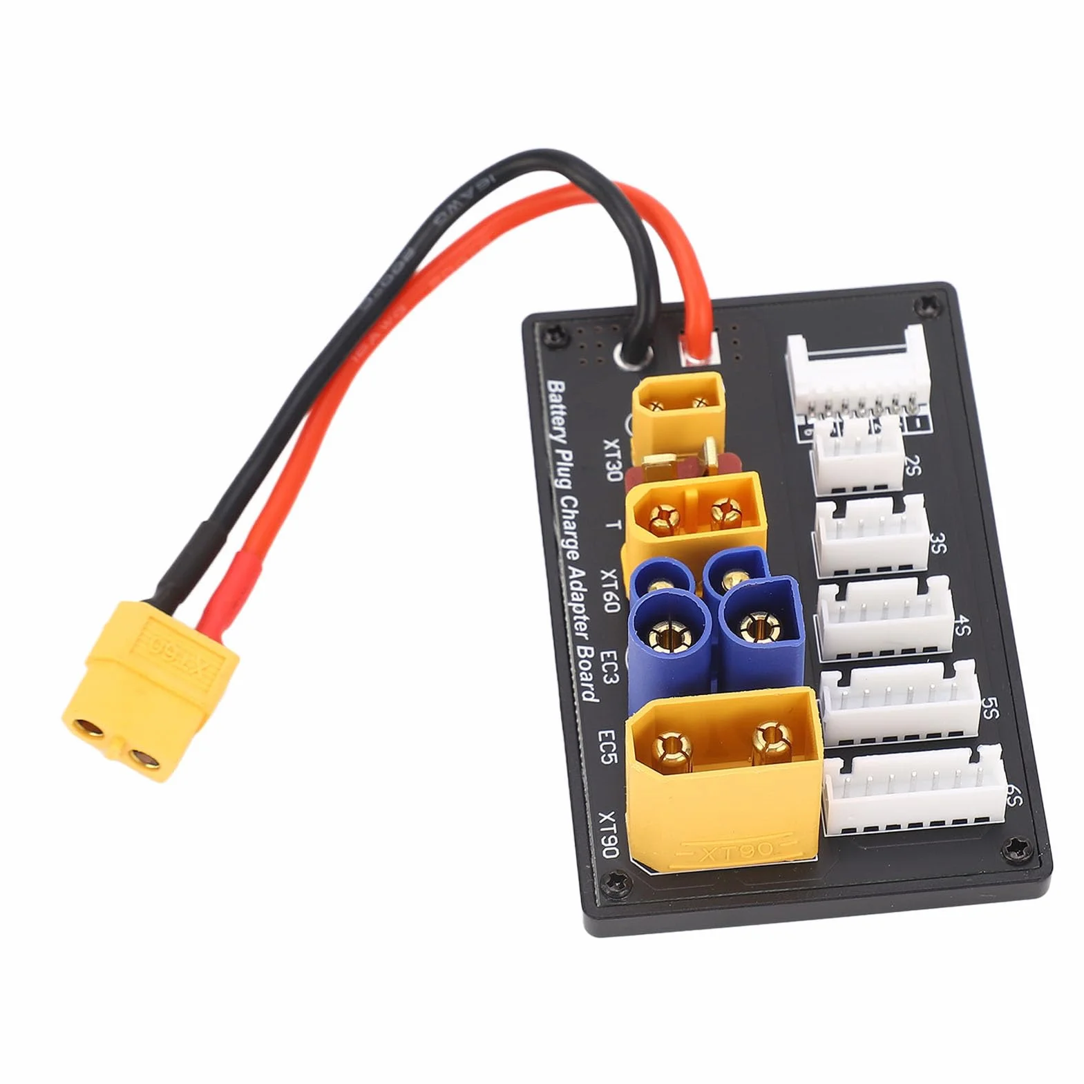 Uniwersalny Adapter Ładowania Równoległego do Akumulatorów RC 6S z Złączami XT90 XT60 EC3 EC5 XT30 Kompatybilny z Ładowarkami RC