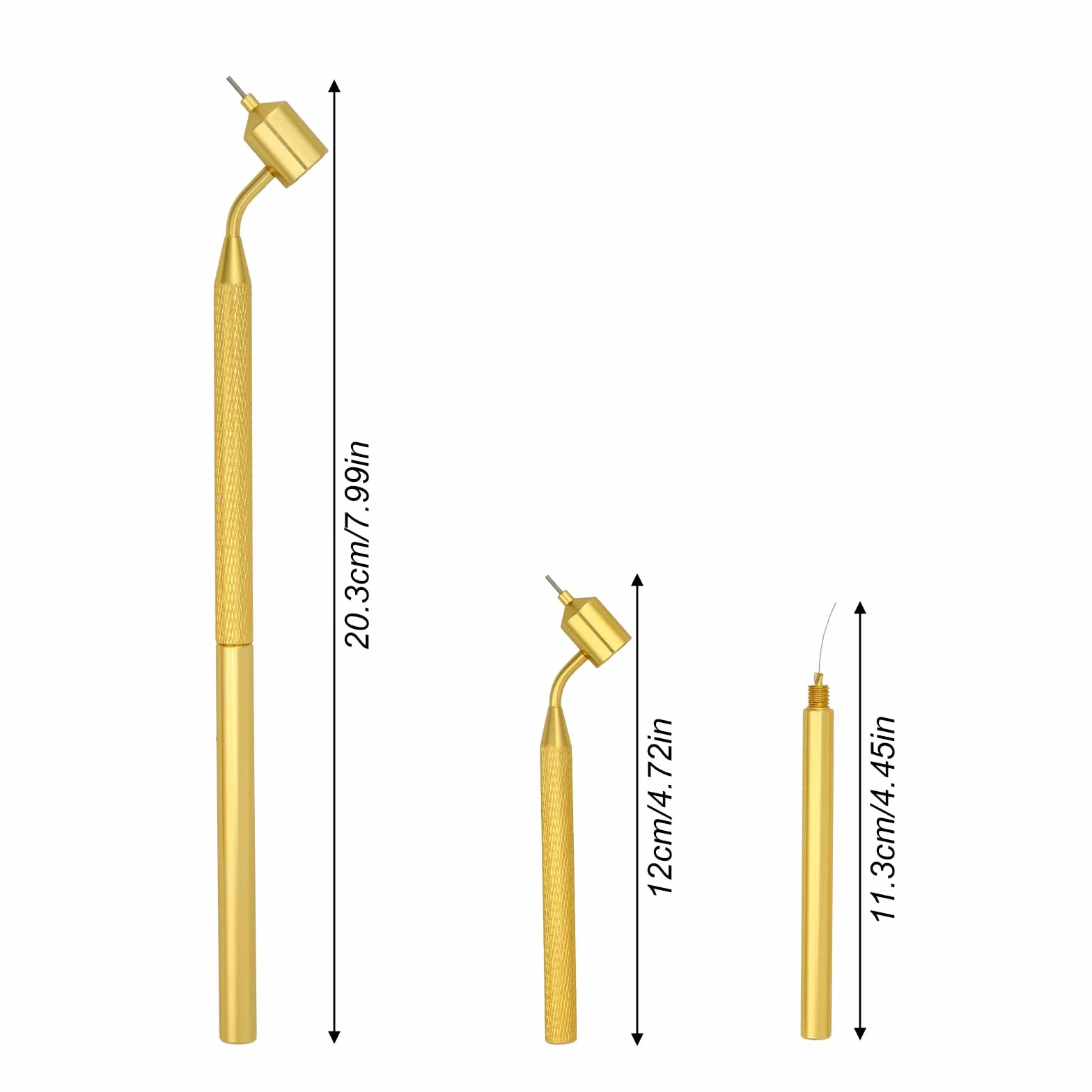 lasuroa Długopis Malowania Fine Line 0,5mm, Aplikator do Poprawek Lakierniczych w Samochodach Złota Końcówka do Napraw i Pielęgnacji Lakieru Samochodowego