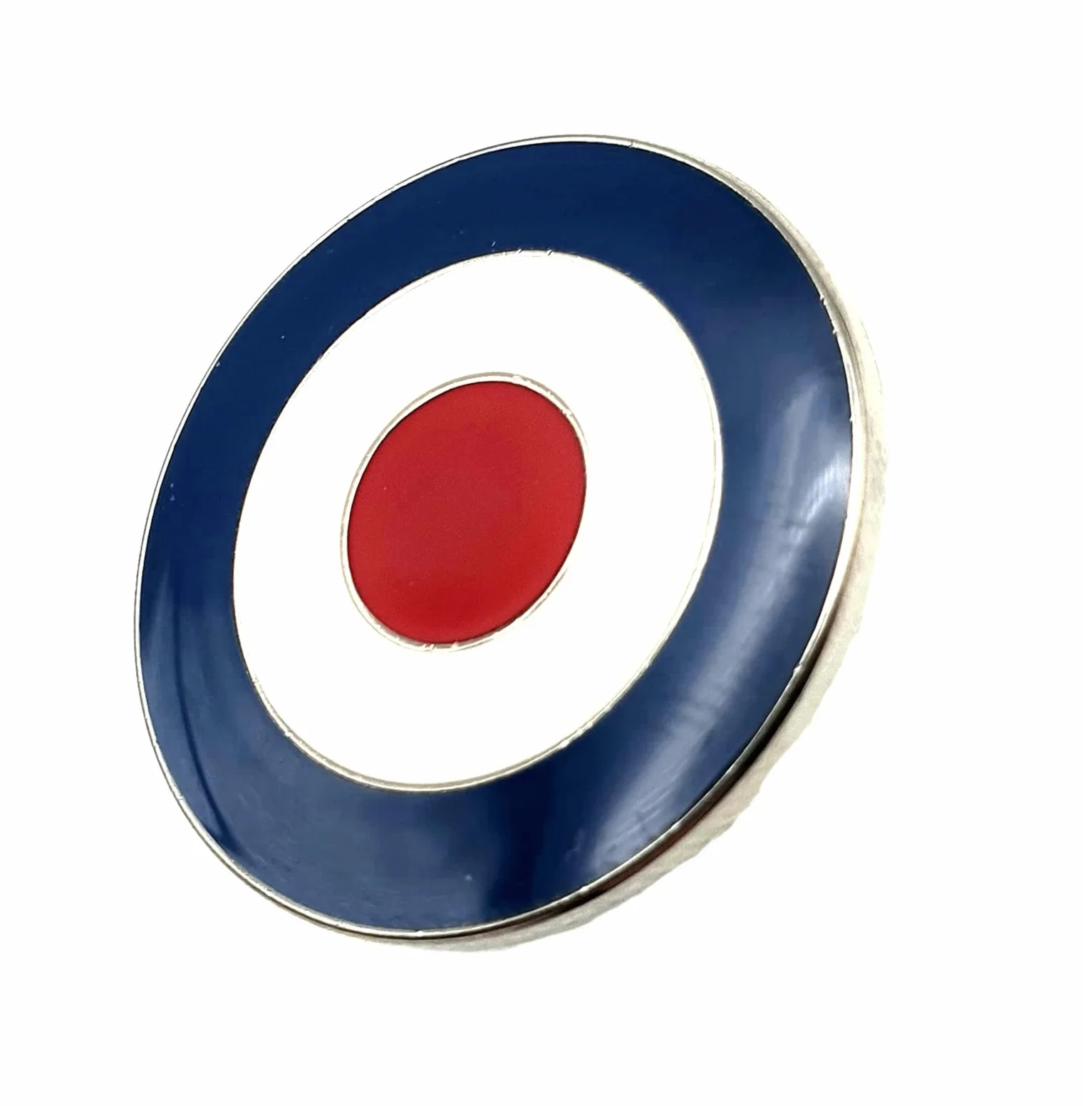 Royal Air Force RAF Military Roundel Wielka Brytania metalowa emaliowana przypinka odznaka, Metal