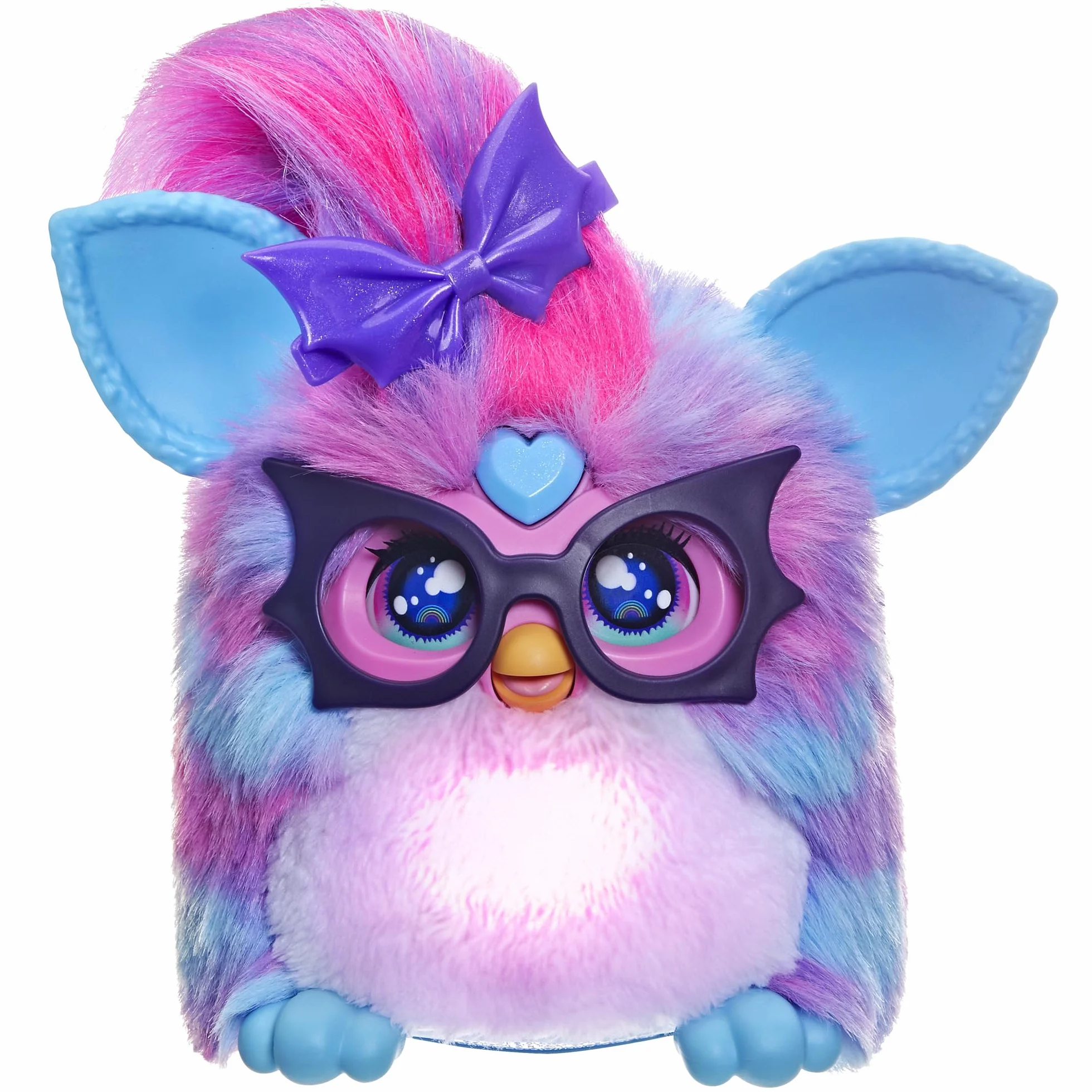Interaktywna pluszowa zabawka elektroniczna Furby Vibes Blue Razz dla dziewczynek i chłopców w wieku od 6 lat