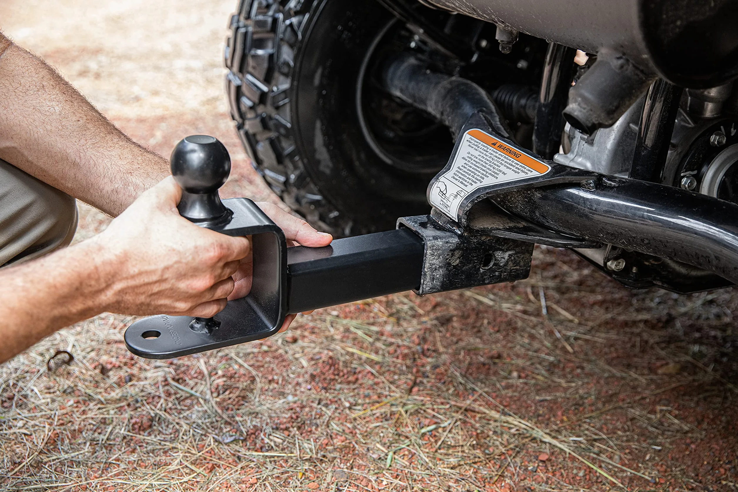 Black Boar uchwyt do ATV/UTV z kulą zaczepową 4,8 cm trzpień 3,2 cm