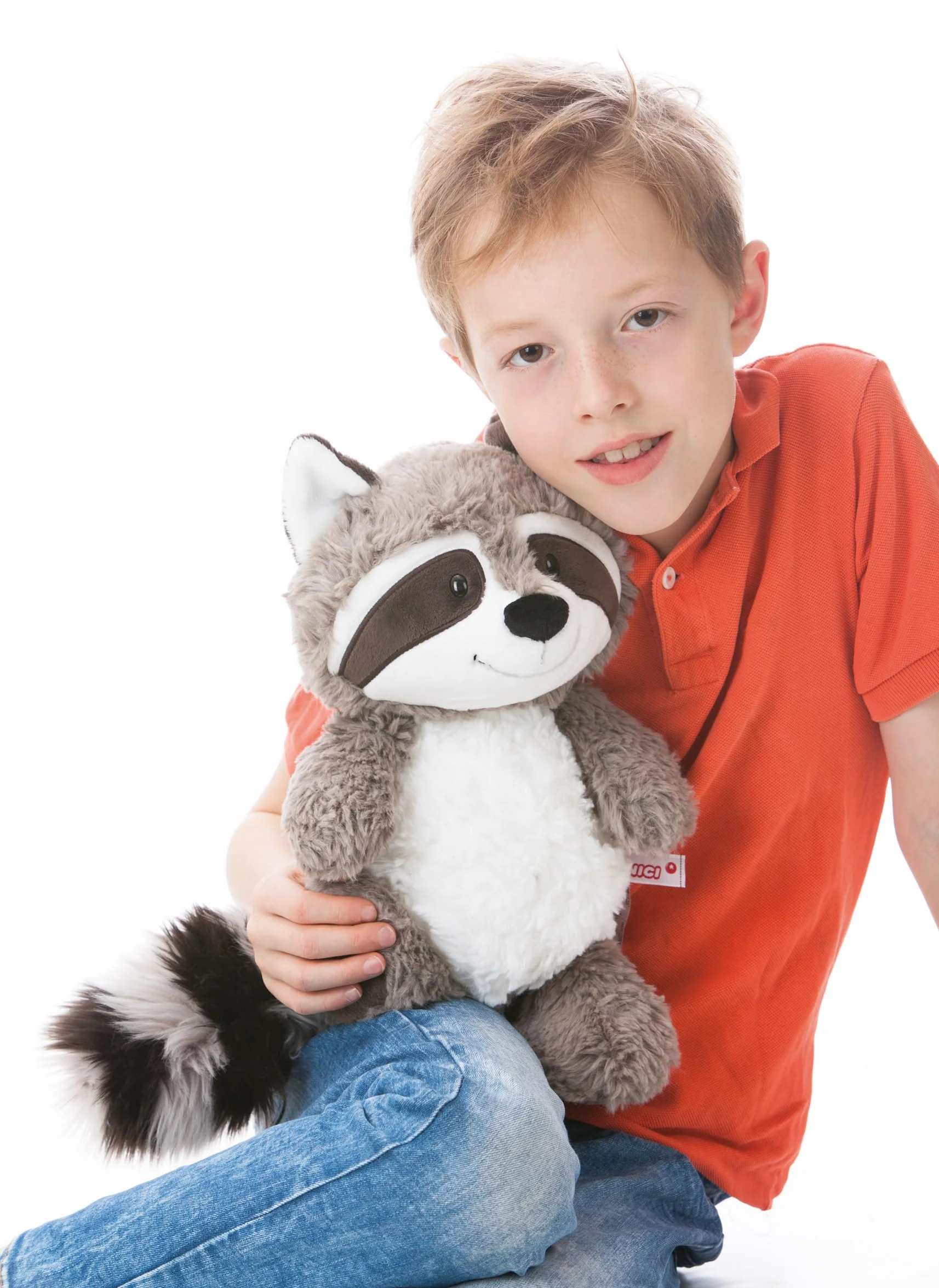 NICI 41141 przytulanka szop pracz, 35 cm, pluszowa zabawka dla dziewcząt, chłopców i niemowląt, puszysta pluszowa zabawka do przytulania, zabawy i spania, Forest Friends
