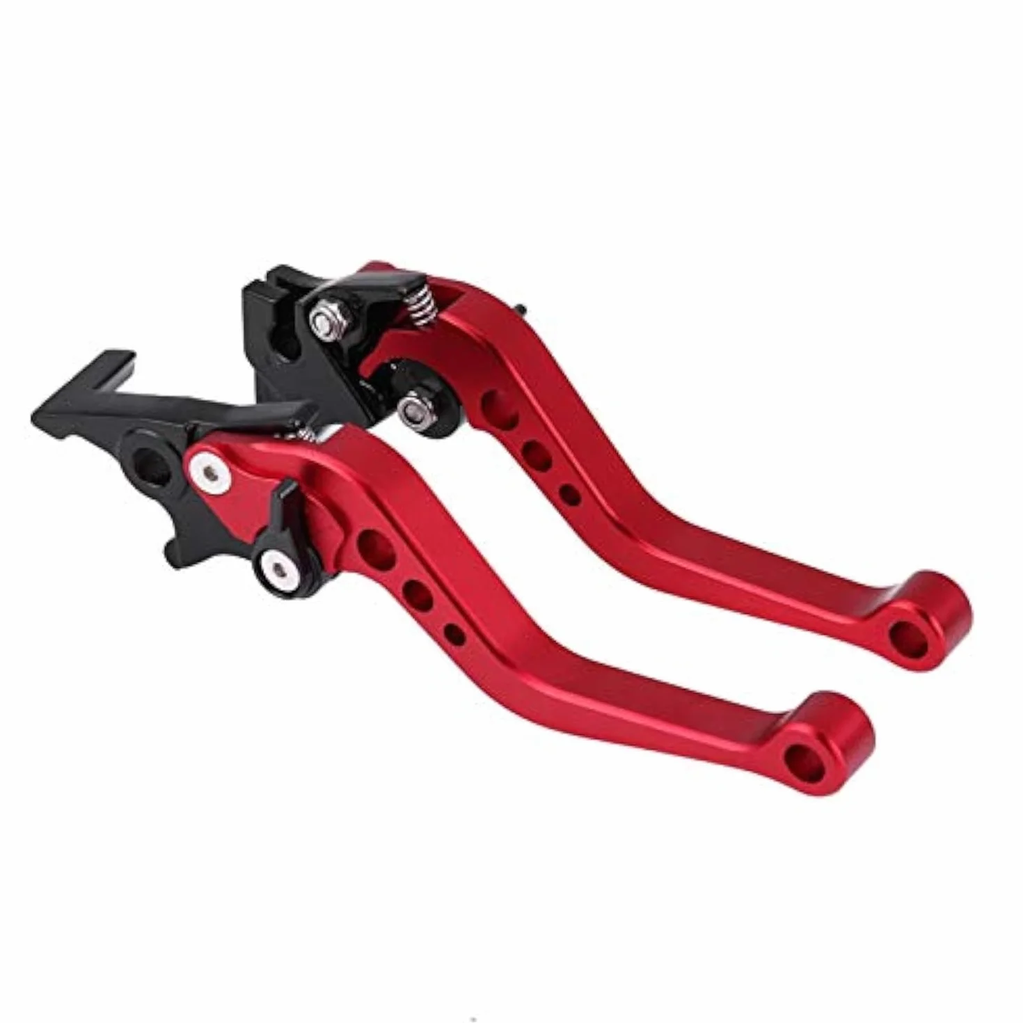 Dźwignia sprzęgła hamulca motocyklowego 22 mm czerwony 2 szt.