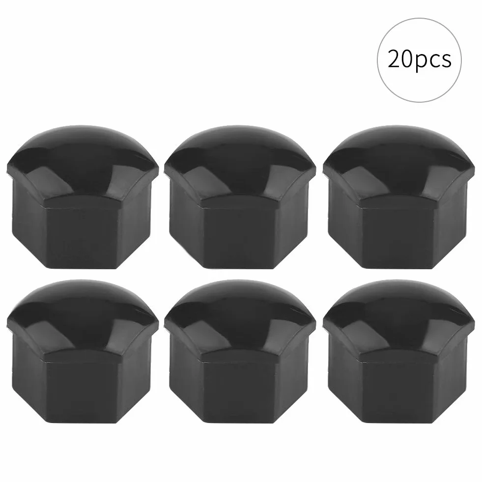 Nakrętka nakrętka koła samochodu Nakrętka koła samochodu Nakrętka opony Zaślepki na śruby 20 sztuk 19mm Nakrętki do nakrętek kół samochodowych Pokrywa śruby piasty automatycznej Śruby felgi Ochrona zewnętrzna (szary)