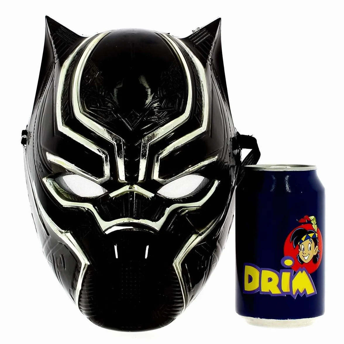 Avengers - Marvel Czarna Pantera Maska, Pojedyncza (Rubie's Hiszpania 39218) Karnawał