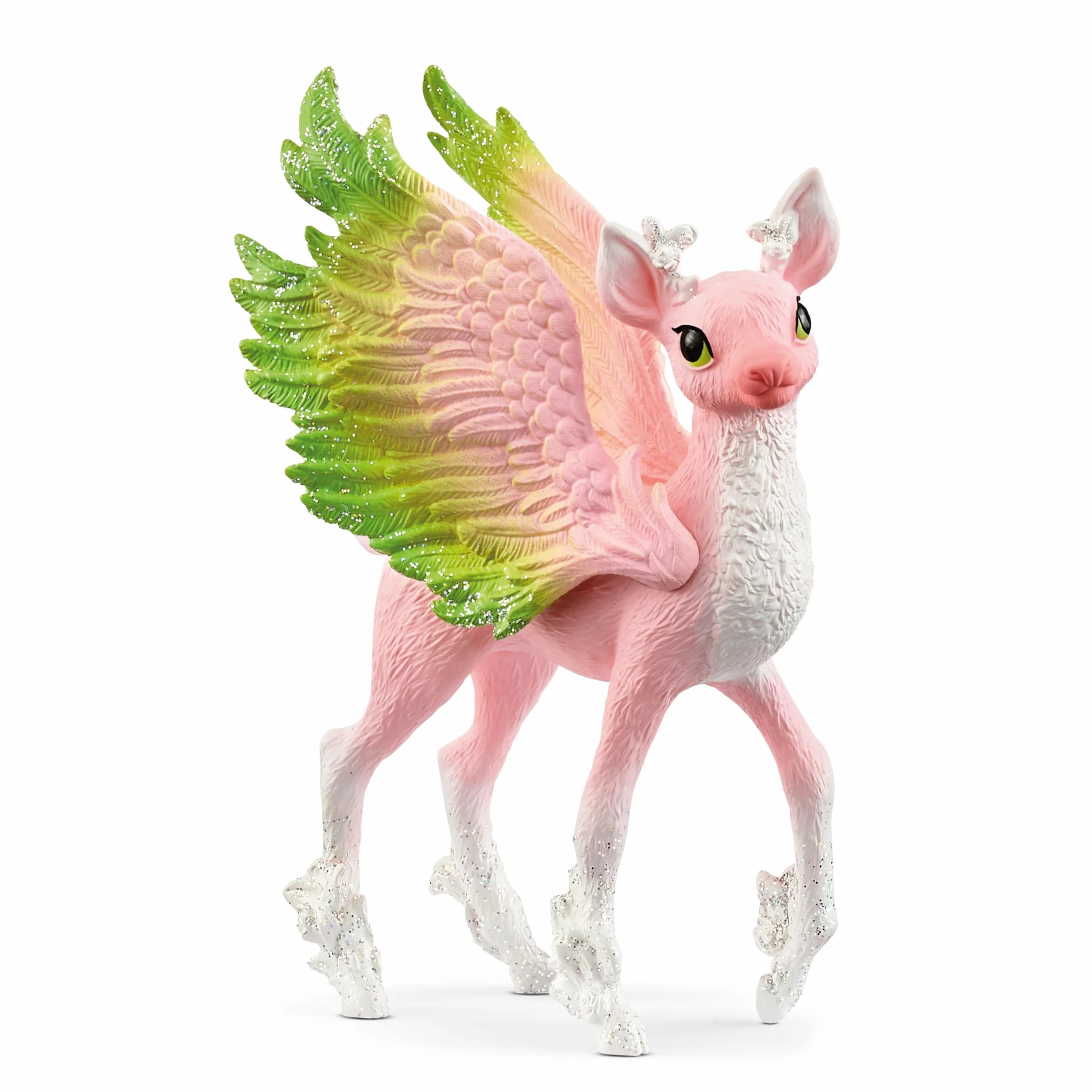 schleich BAYALA | Magiczny jelonek 70821 | szczegółowa figurka ze skrzydłami | prezent dla dziewczynek i chłopców | dekoracja na urodziny | figurka od 5 lat | 5 x 6 x 10 cm