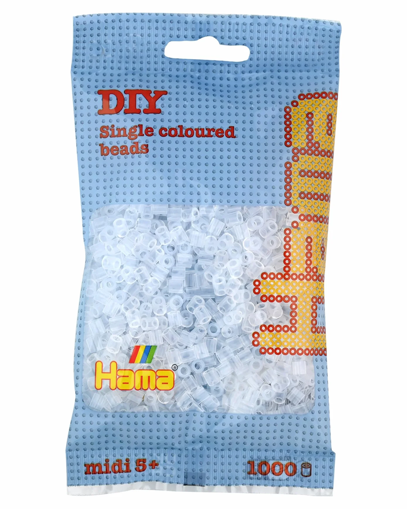 Hama 207-19 Koraliki Przezroczyste 1000 Sztuk