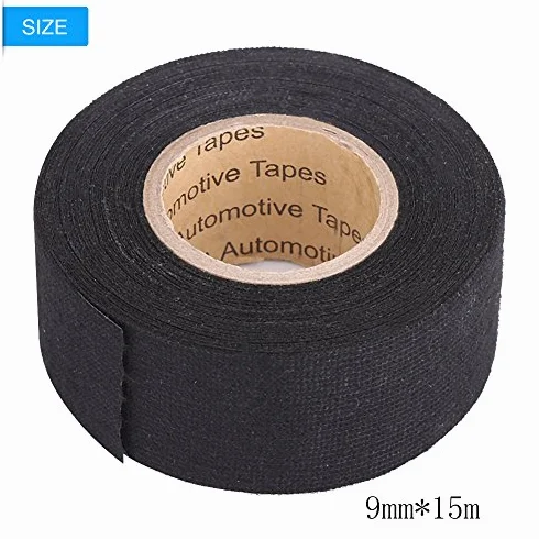 Estink taśma samochodowa, taśma izolacyjna, taśma z tkanki splotowej, taśma klejąca z tkanki, taśma do wiązki kabli pojazdów, 32 mm x 11,5 m