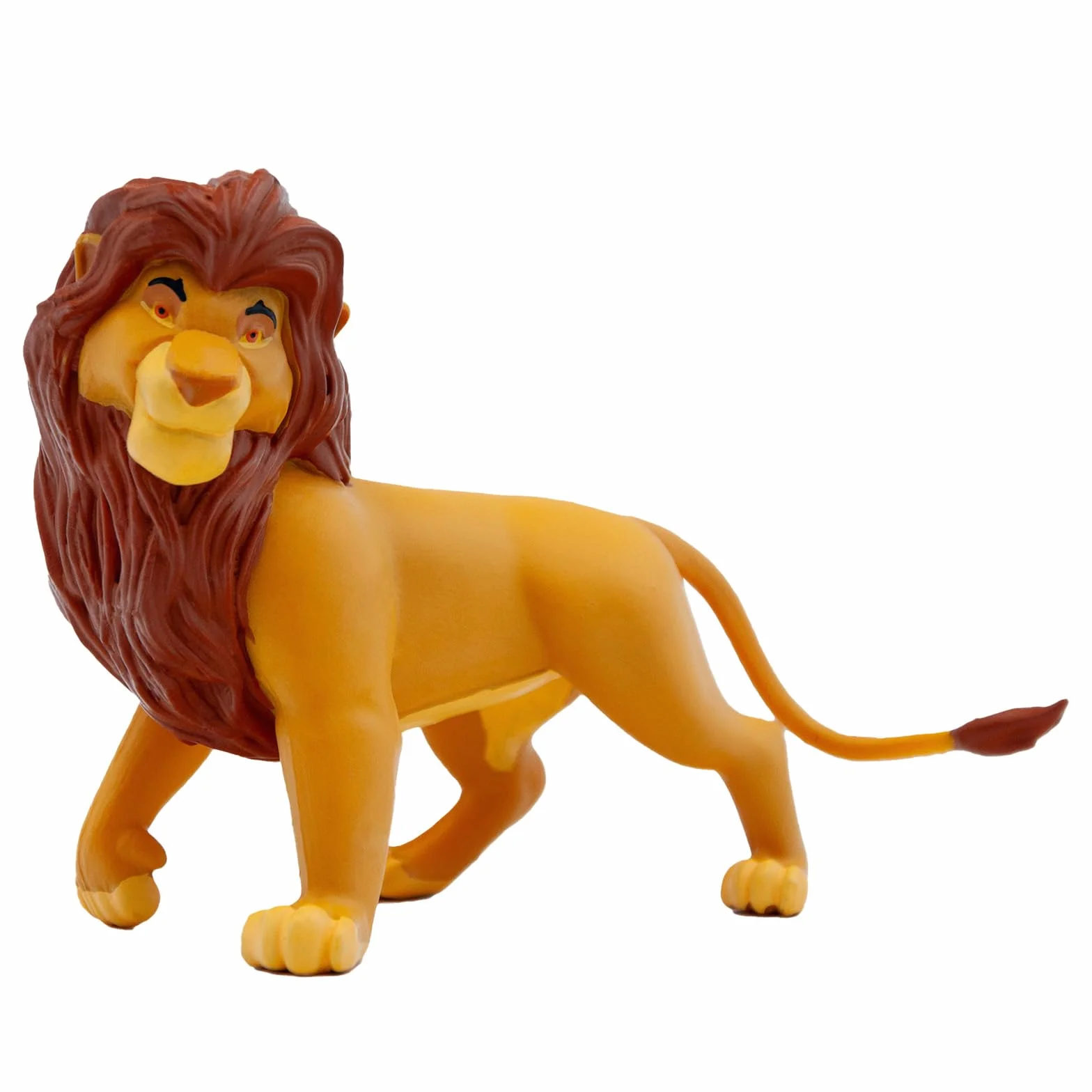 Bullyland 12257 figurka króla lwa Mufasa z Disneya Król Lew, wierna w szczegóły, zabawka i prezent dla dzieci od 3 lat