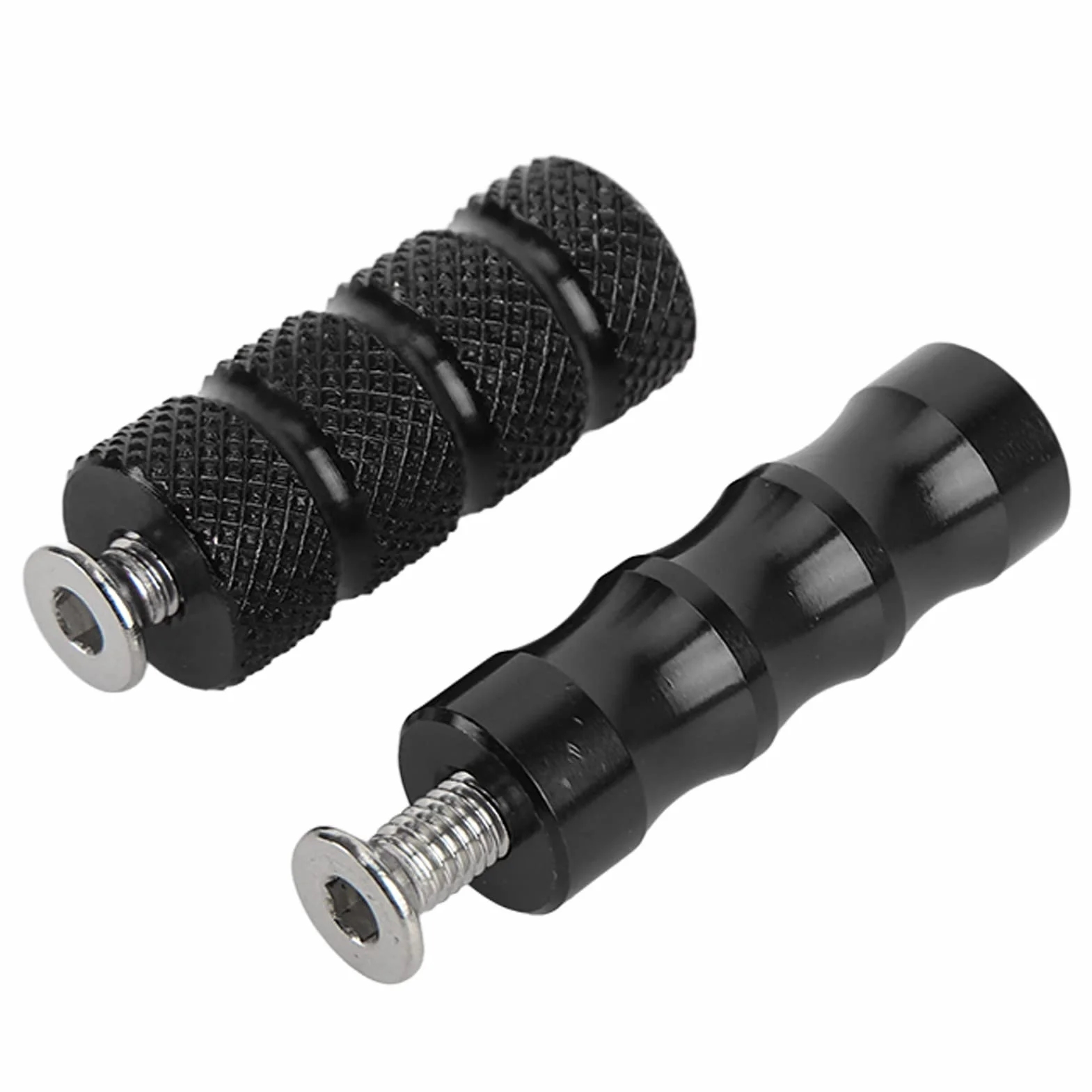 Motocykl Shifter Podnóżki Motocykl Hamulec Zmiany Biegów Podnóżek CNC Proces Poszycia Precyzyjne Dopasowanie do M6 6mm śruby Mocujące Motocykl (Czarny)