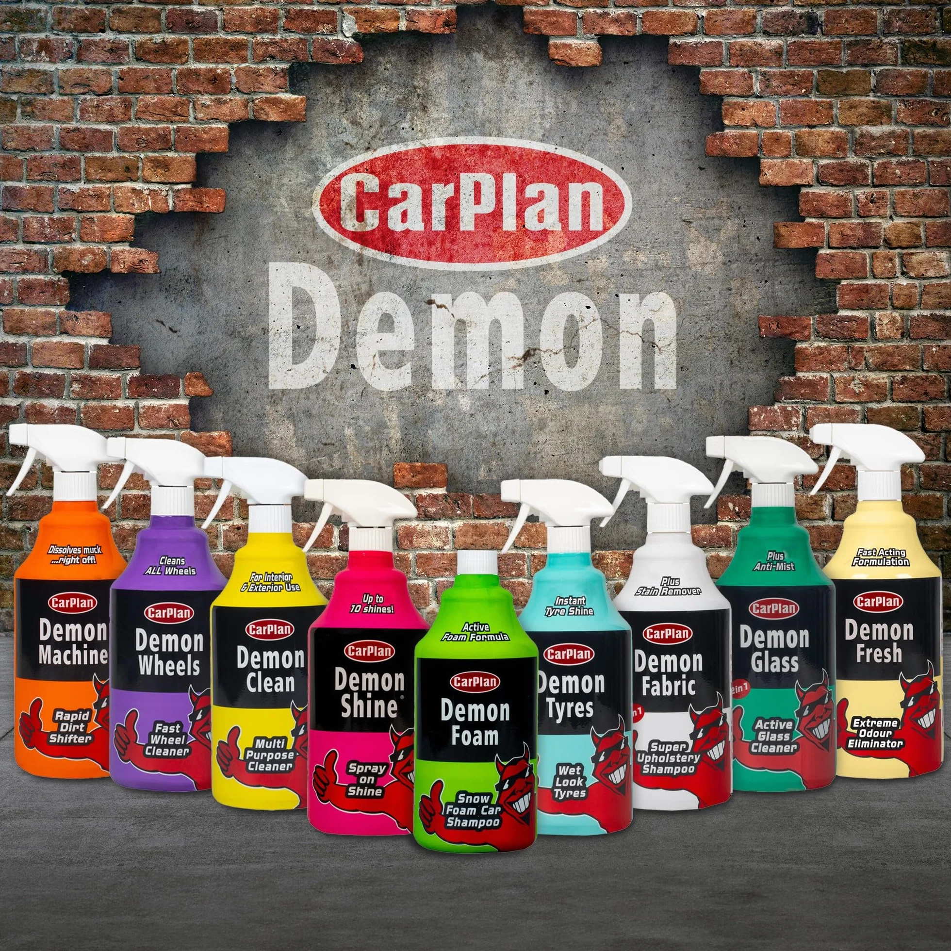 CarPlan Demon Shine Błyskawiczny spray nabłyszczający do samochodów 1 litr