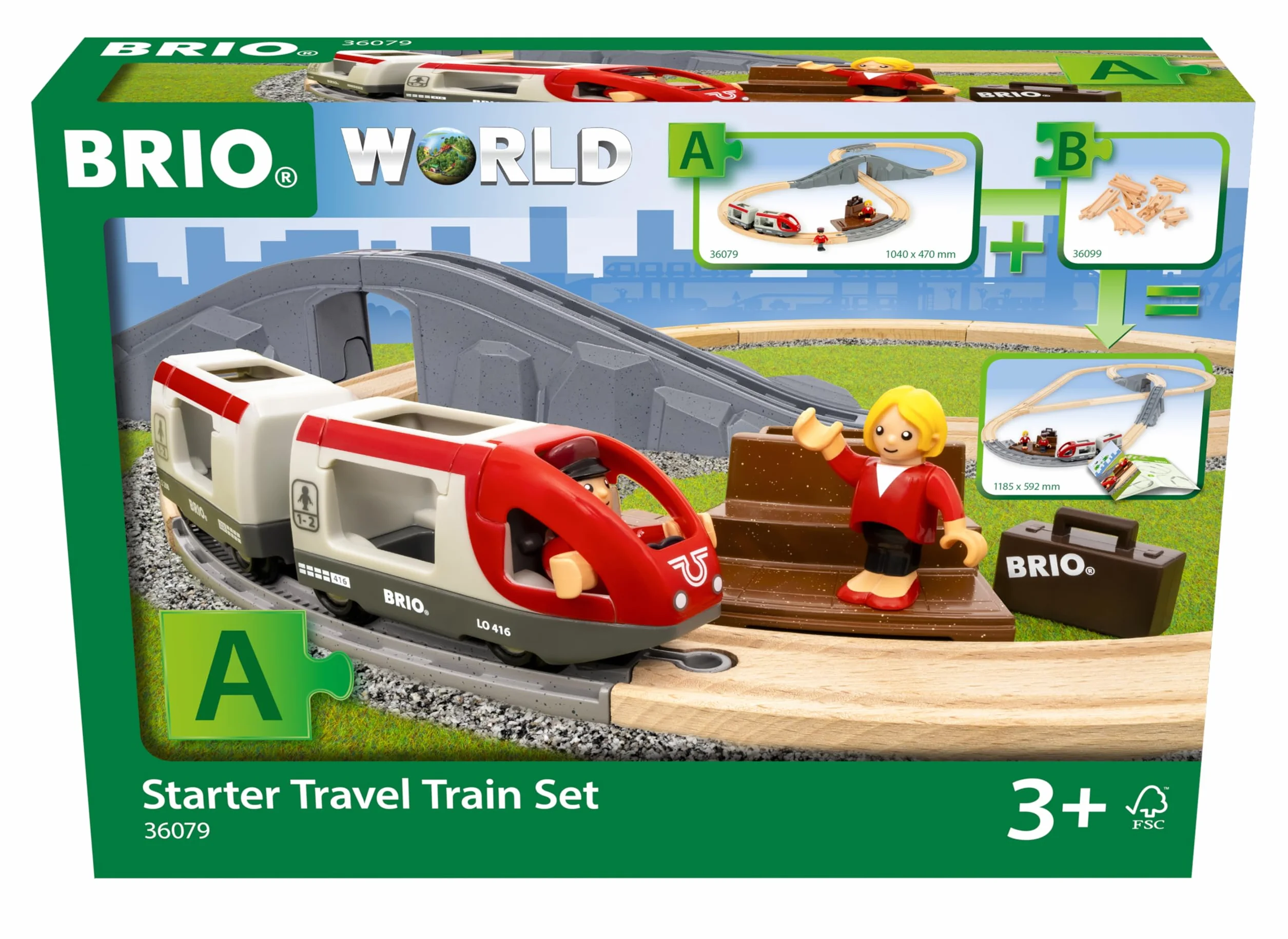 BRIO World - Reisezug Starter Set A