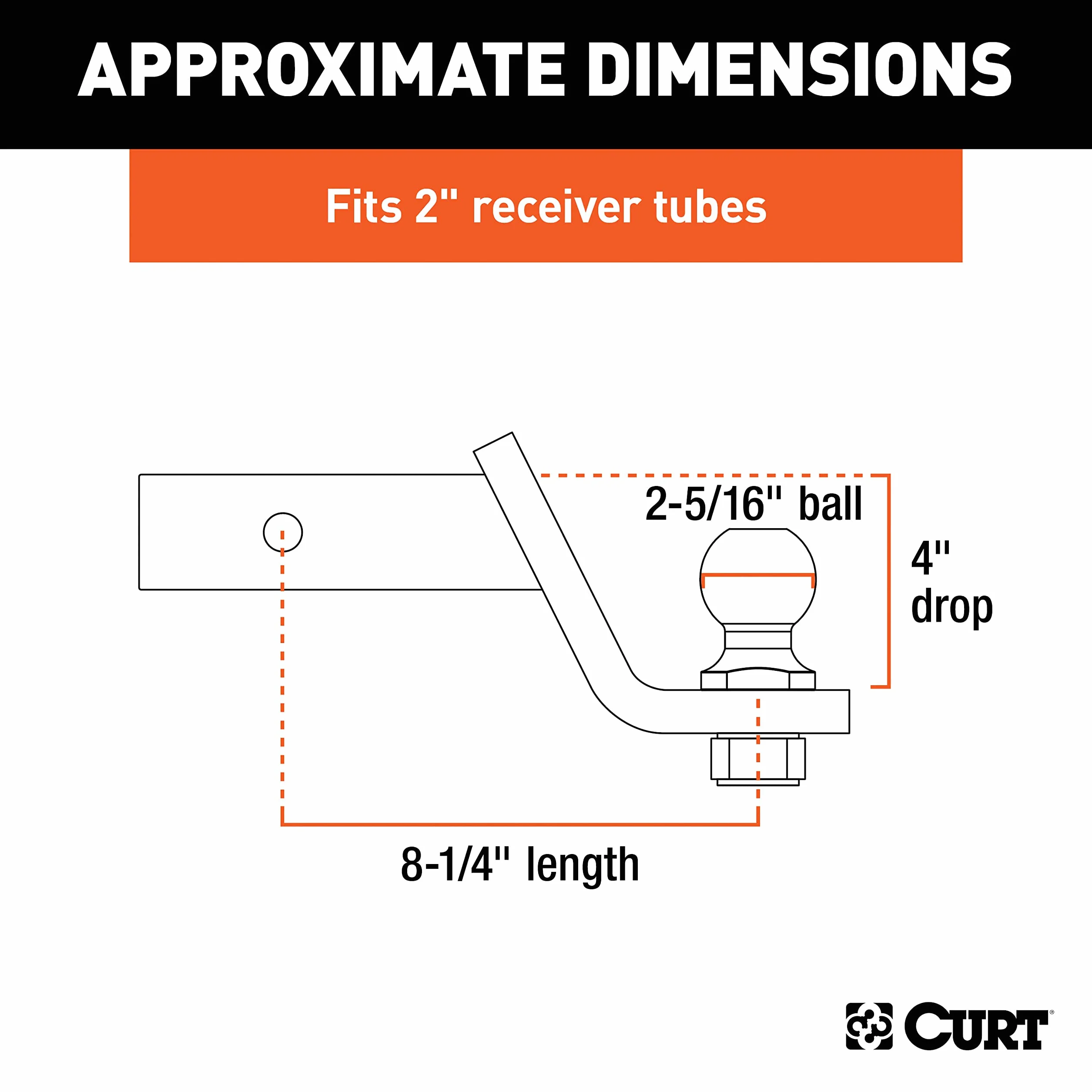 Curt 45042 Loaded Flat Ball