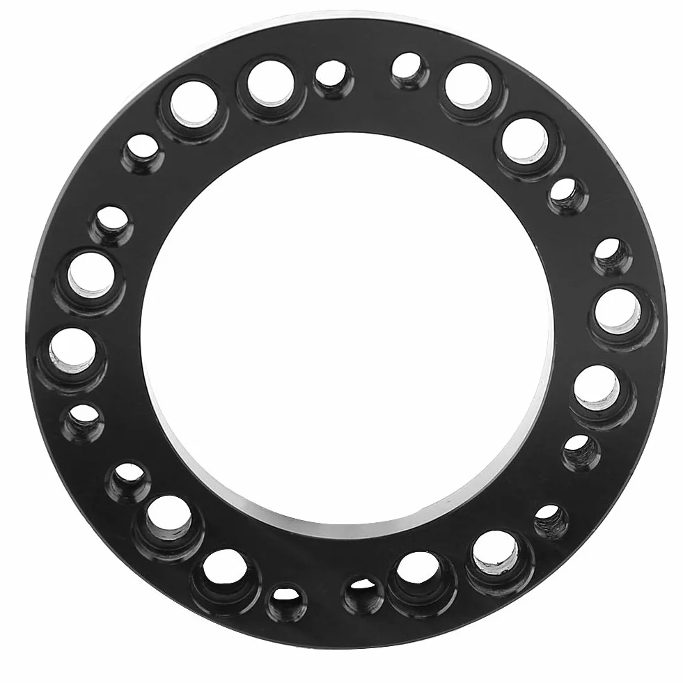 Steering Wheel Spacer, Universal 12.5mm Universal Car Steering Wheel Hub Hub Racing Spacer Pad Adapter Kit