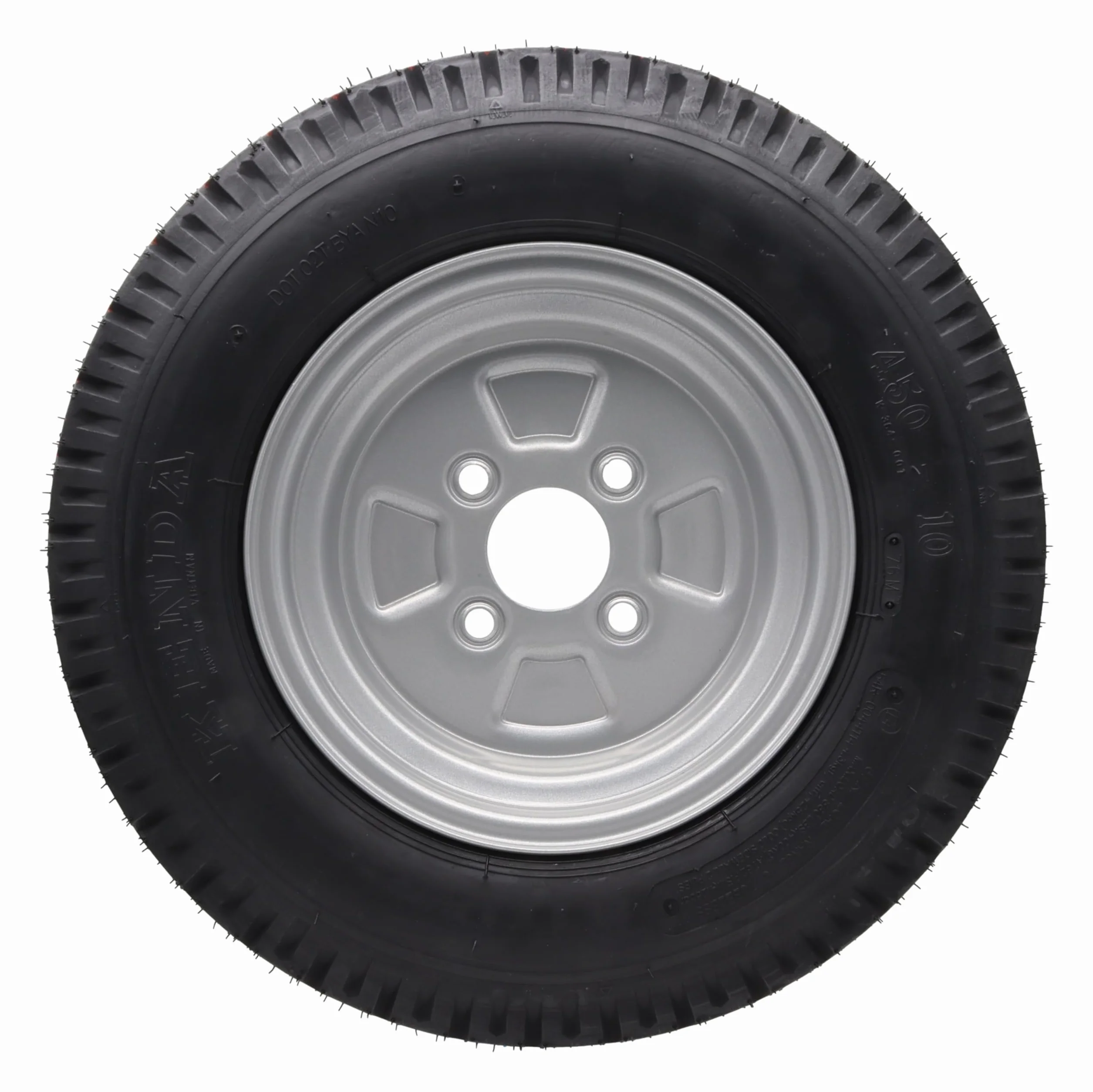 Kompletne koło z felgą 4.50-10 400kg 4x100 do przyczepki Stema