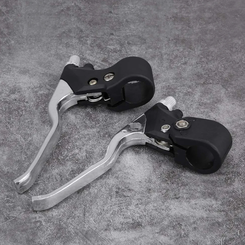 Akozon 2 sztuk 22mm / 7 / 8in uniwersalna dźwignia hamulca na kierownicę do mini kieszonkowy motor terenowy ATV