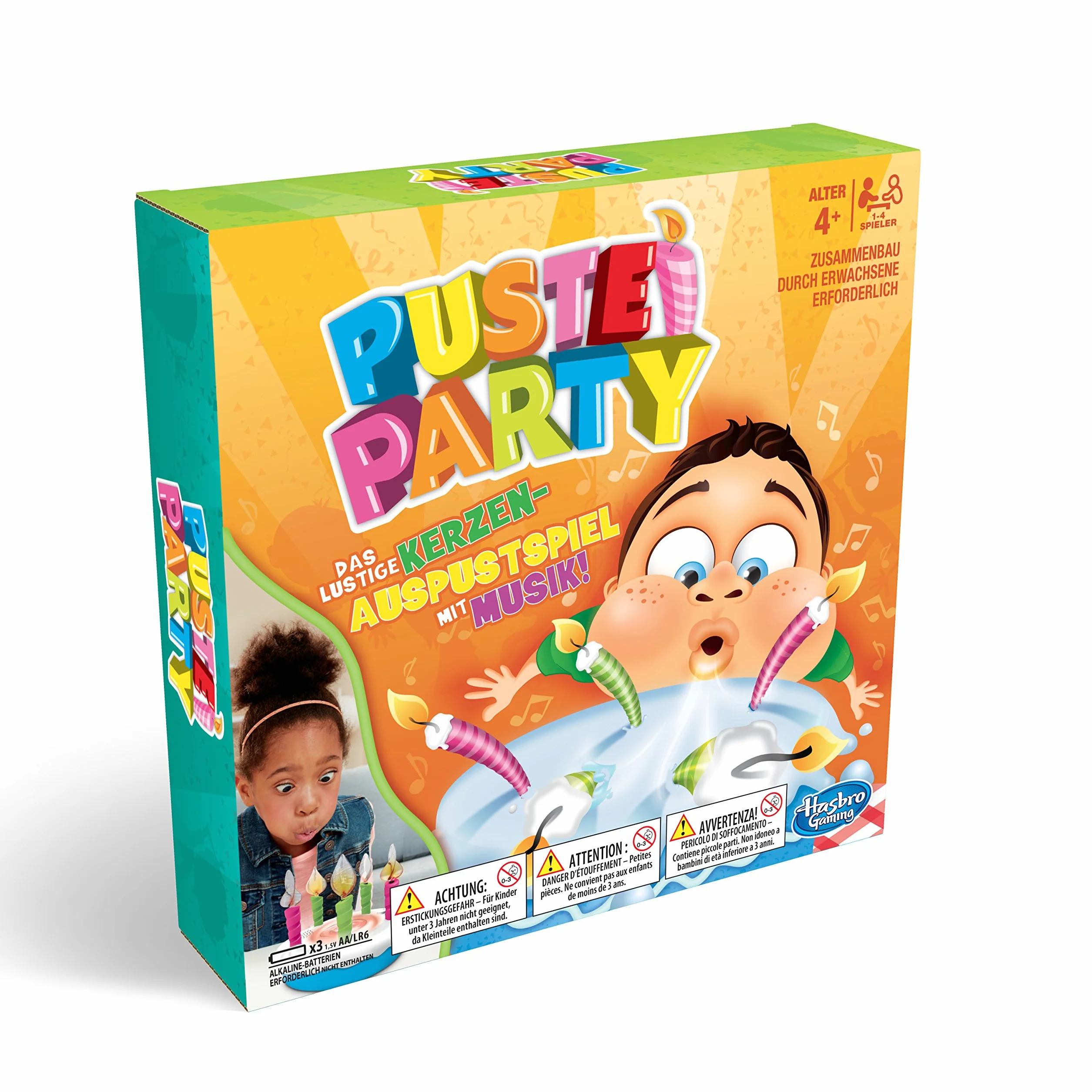 Hasbro Gaming E0887100 Puste Party, gra przedszkolna