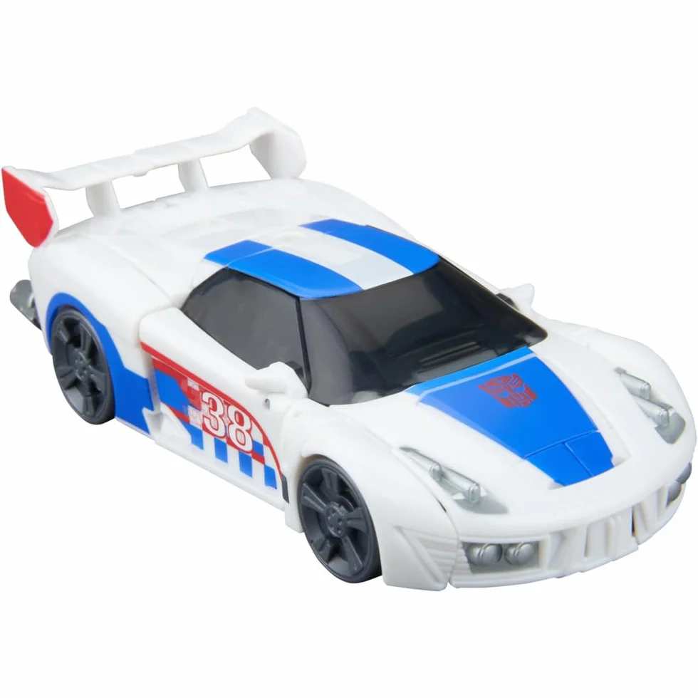 Smokescreen z kolekcji Transformers: Age of the Primes, 13-centymetrowa przekształcająca się figurka klasy Deluxe, zabawkowe roboty dla dzieci w wieku od 8 lat