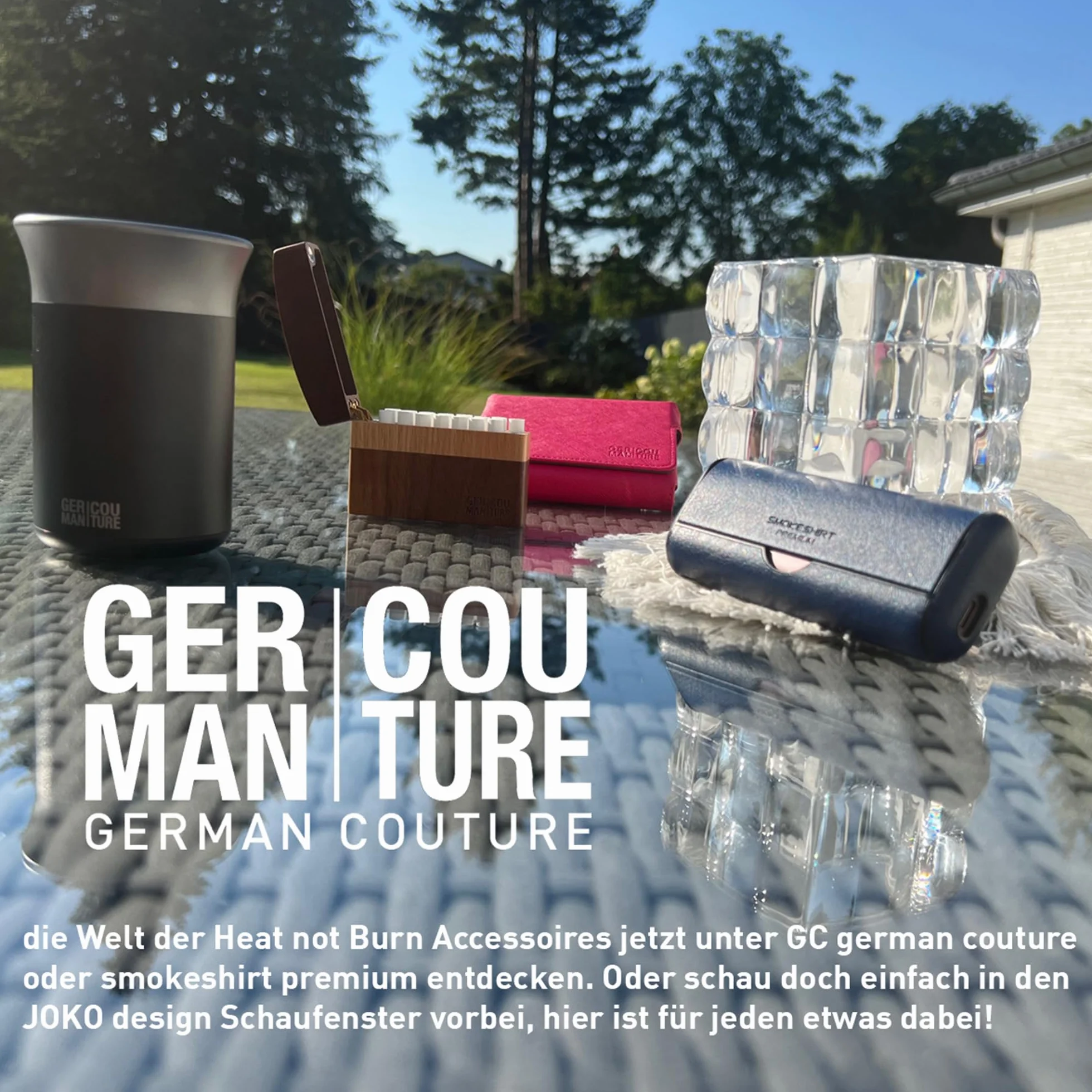 Popielniczka GC Stick Tray kompatybilna z Iqos 3 Akcesoria Duo Heets Iluma Terea Glo Neo-Sticks do samochodu Biura i Domu, ORYGINALNA Czarna/Szary