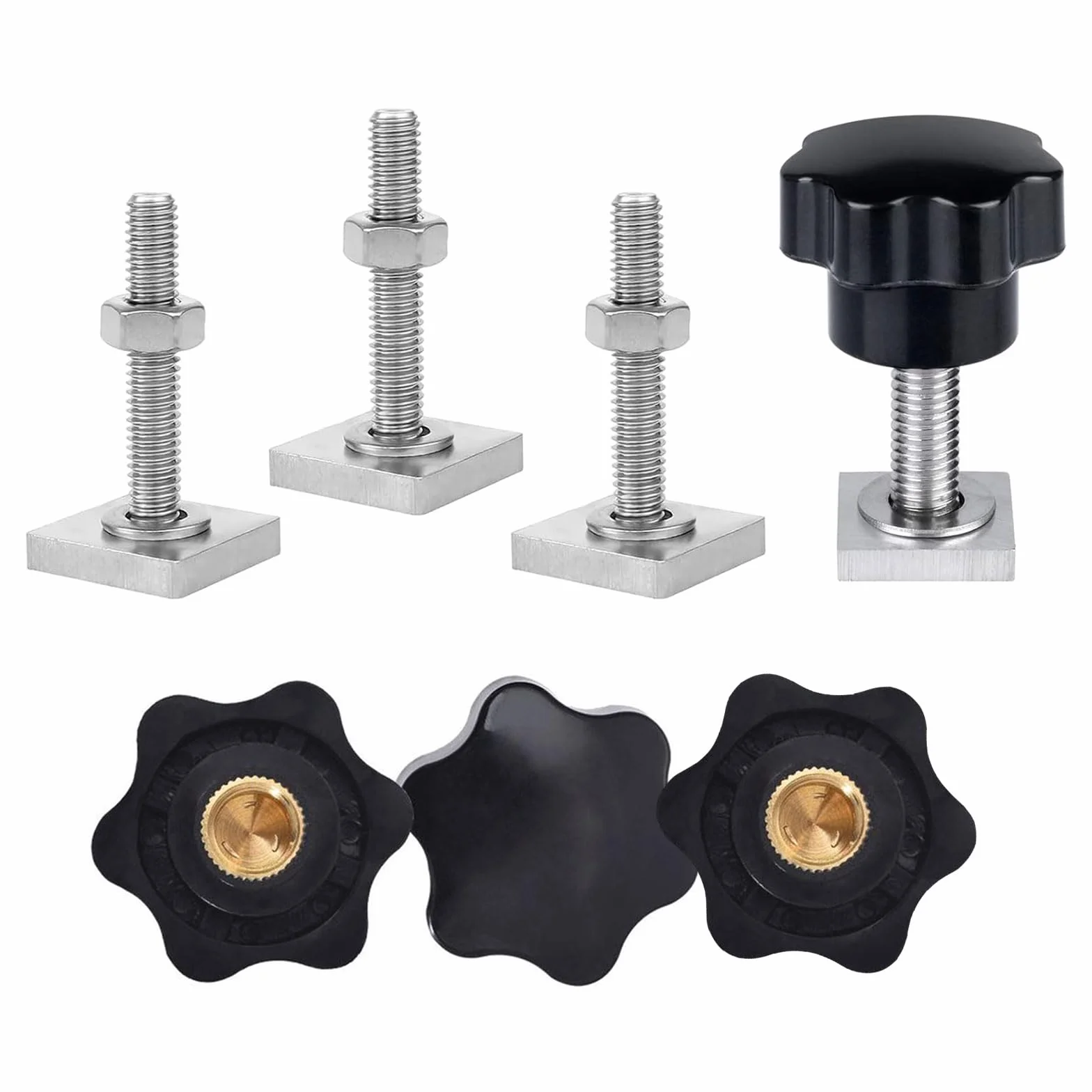 Adapter T Nut M6 do mocowania rowerów boksów dachowych 4 sztuki