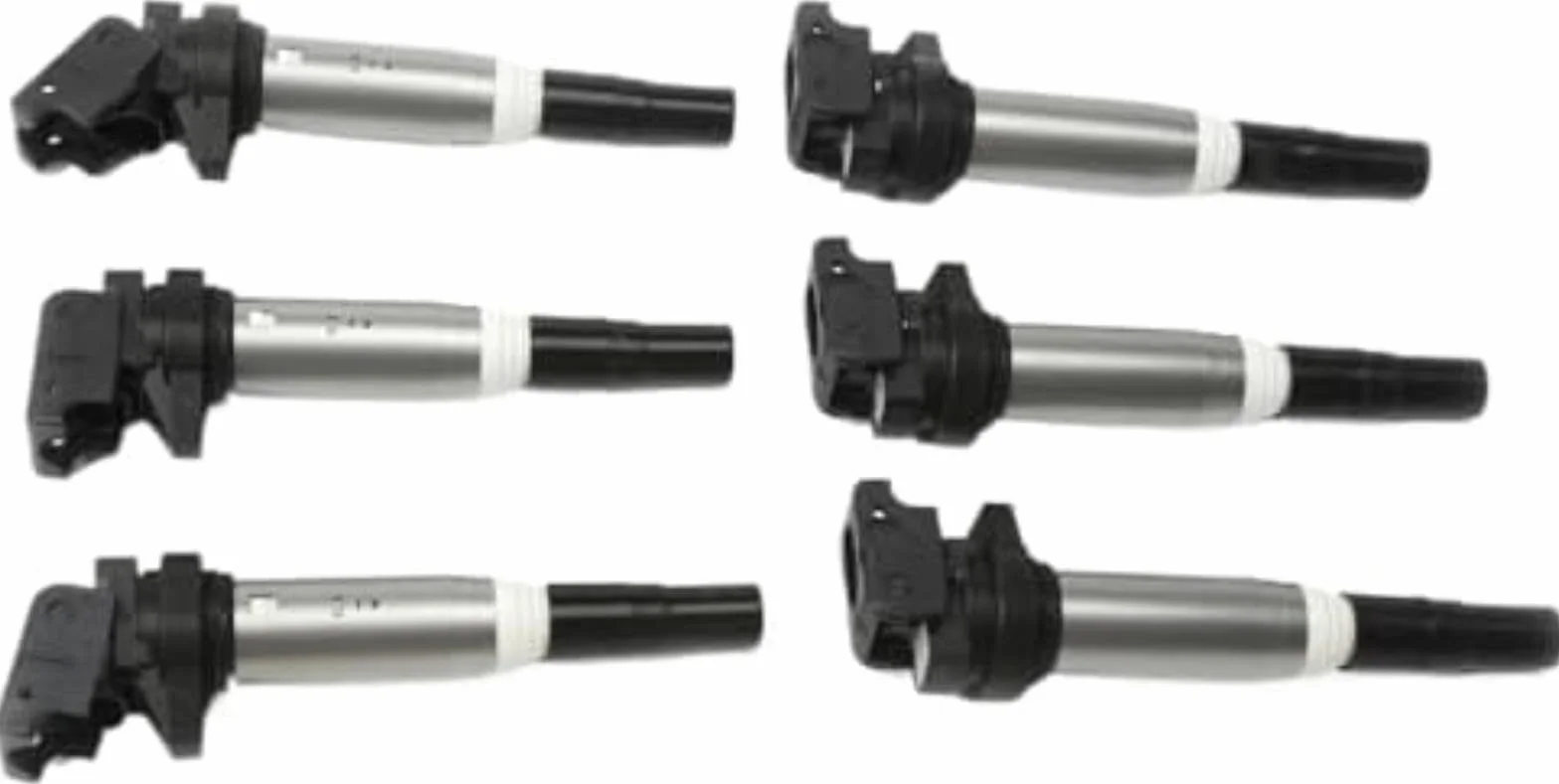 Zestaw cewek zapłonowych, 6 szt., nr kat. 12137594937, do modeli 325 Xi, X3 2.5 Si, 135 I, M4, GTS, 740 Li, Z4; do wersji dla Coupe 3.0, N52, B30, Bf, CIC75000AS Cewka zapłonowa