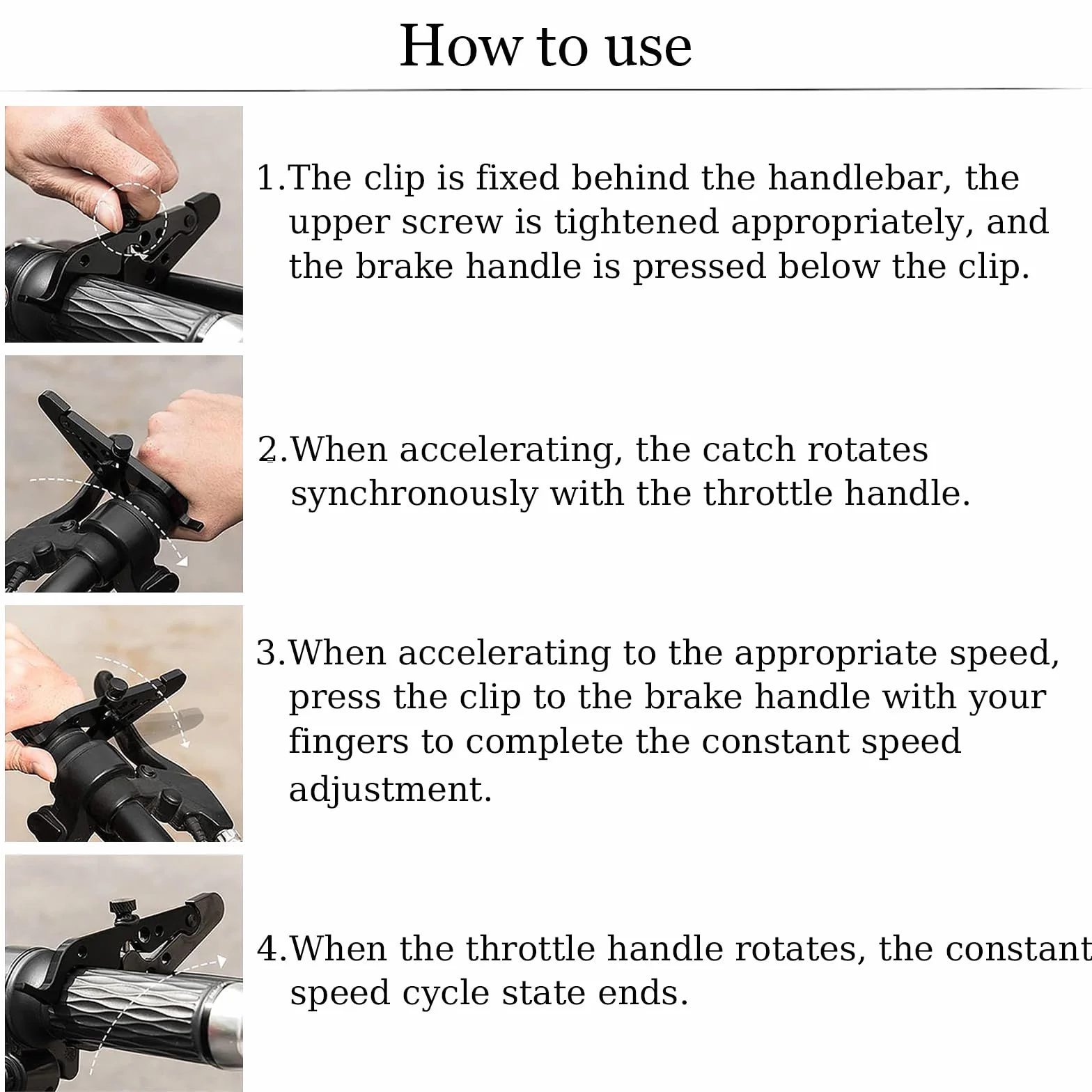 Tempomat motocyklowy uniwersalny Assist Cruise Control uchwyt gazu regulacja do motocykli sportowych